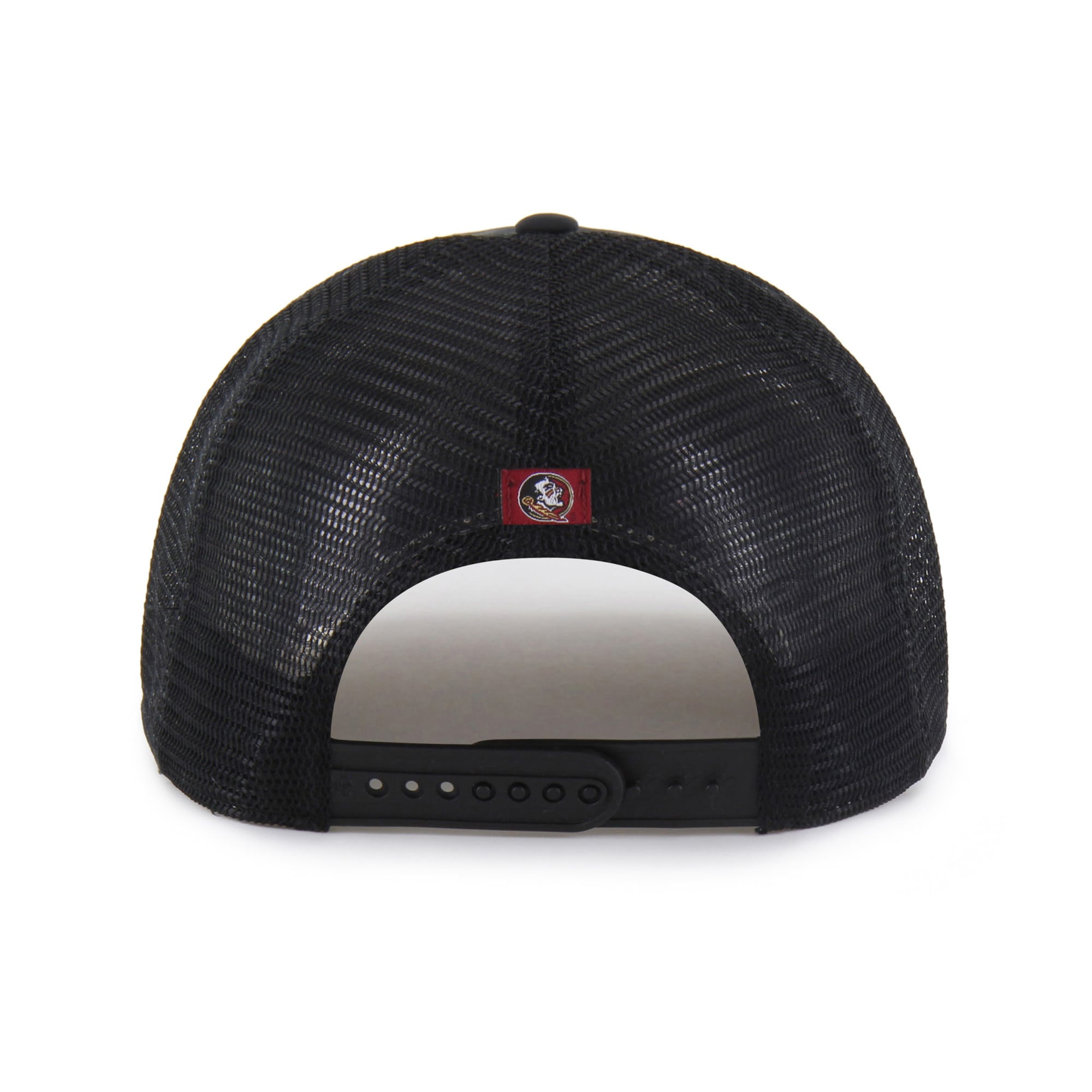 Unisex '47 Black Florida State Seminoles brrr° Condor Mesh Hitch Adjustable Hat