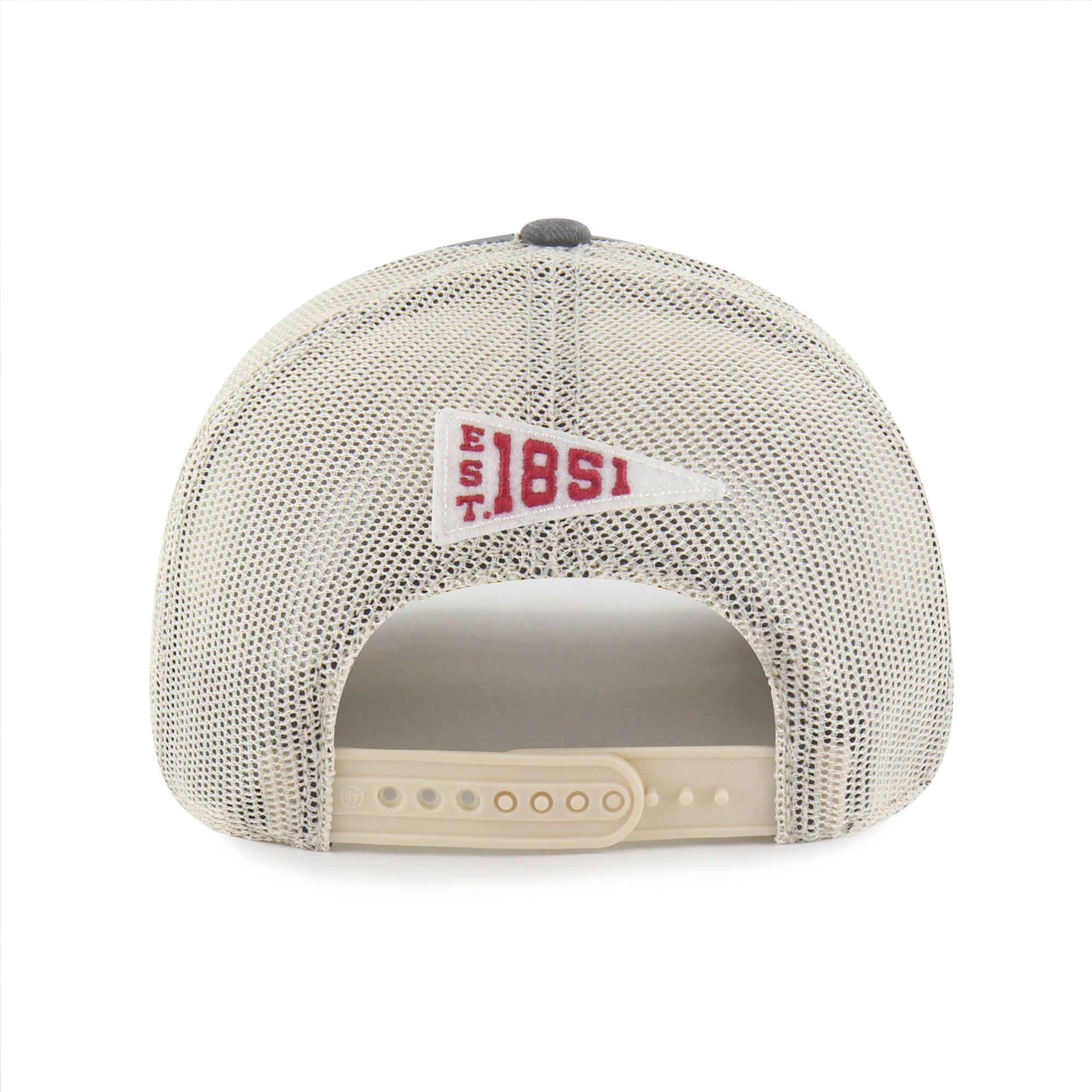 Casquette trucker unisexe '47 Charcoal Florida State Seminoles Egremont Well-Worn ajustable