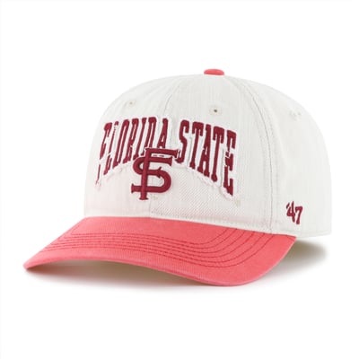  Florida State Seminoles '47 Unisex Well Worn Clean Up Stretch Fit Hat - Cream