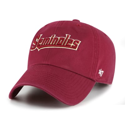 Florida State Seminoles '47 Unisex Clean Up Adjustable Hat - Garnet
