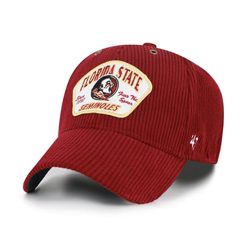 Casquette unisexe ajustable '47 Grenat Florida State Seminoles Accordia en velours côtelé MVP