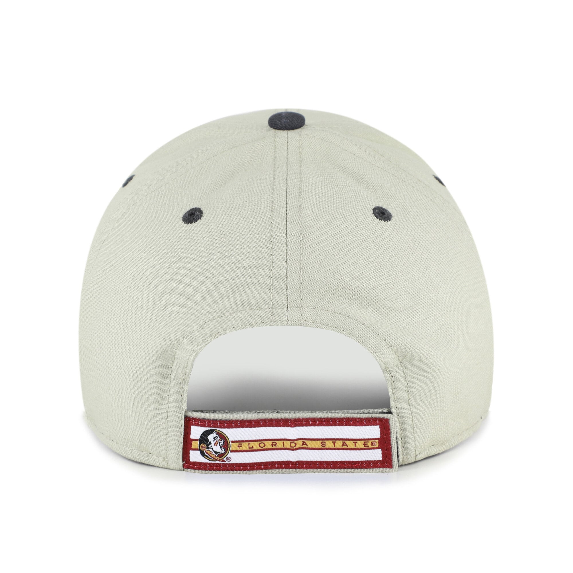 Casquette unisexe ajustable '47 grise/noire Florida State Seminoles, inscription demi-bloc MVP