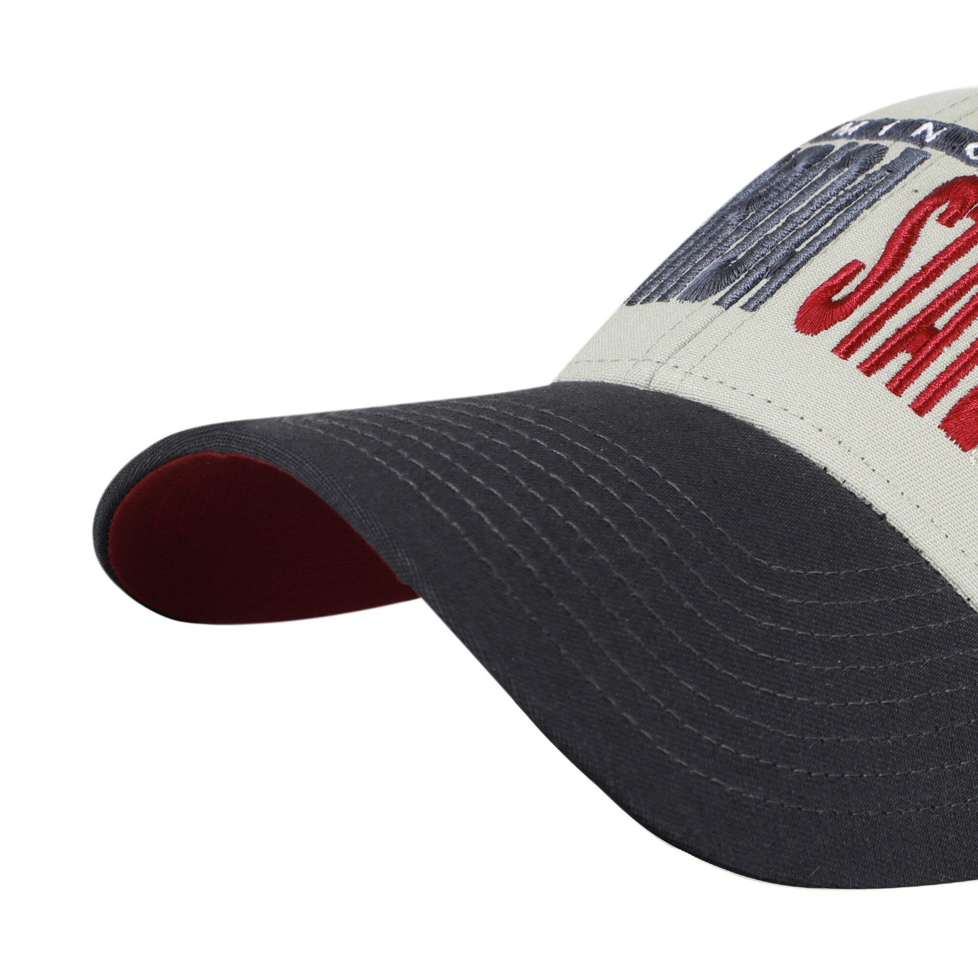 Casquette unisexe ajustable '47 grise/noire Florida State Seminoles, inscription demi-bloc MVP