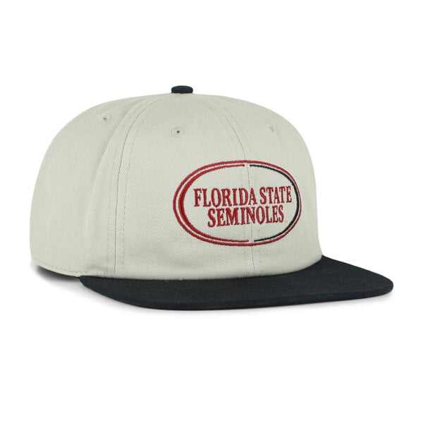 Unisex '47 Gray/Black Florida State Seminoles Ovalcrest Captain Snapback Hat