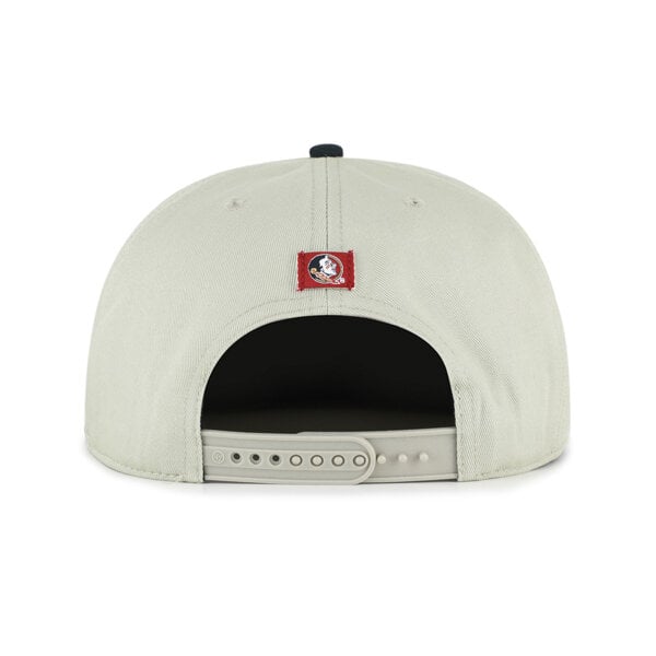Unisex '47 Gray/Black Florida State Seminoles Ovalcrest Captain Snapback Hat