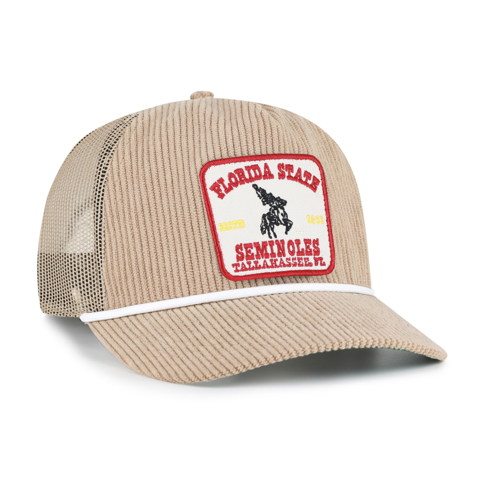 Casquette unisexe '47 kaki Florida State Seminoles Cordlandia Hitch ajustable