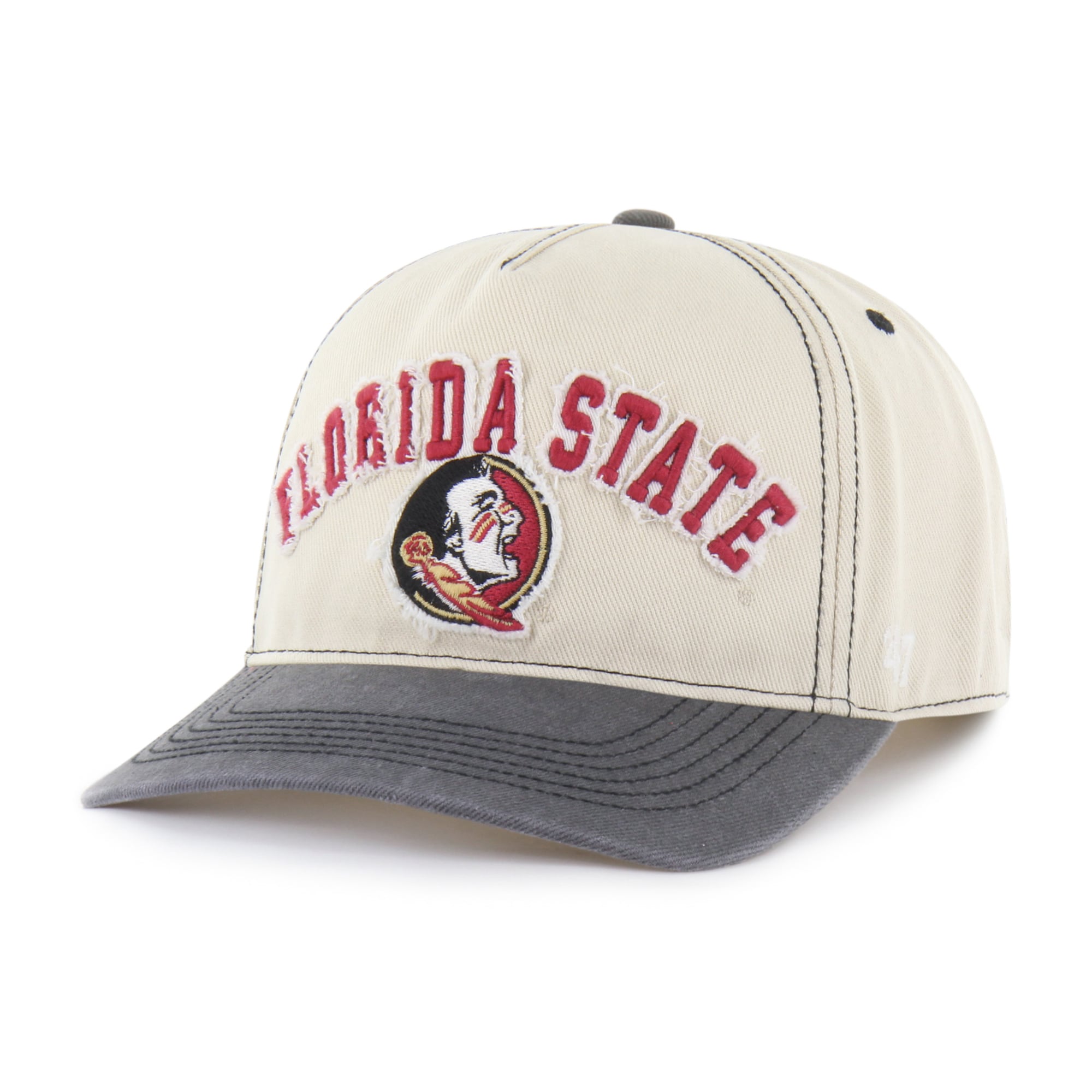 Unisex '47 Tan/Black Florida State Seminoles Well-Worn Calderwood Hitch Adjustable Hat
