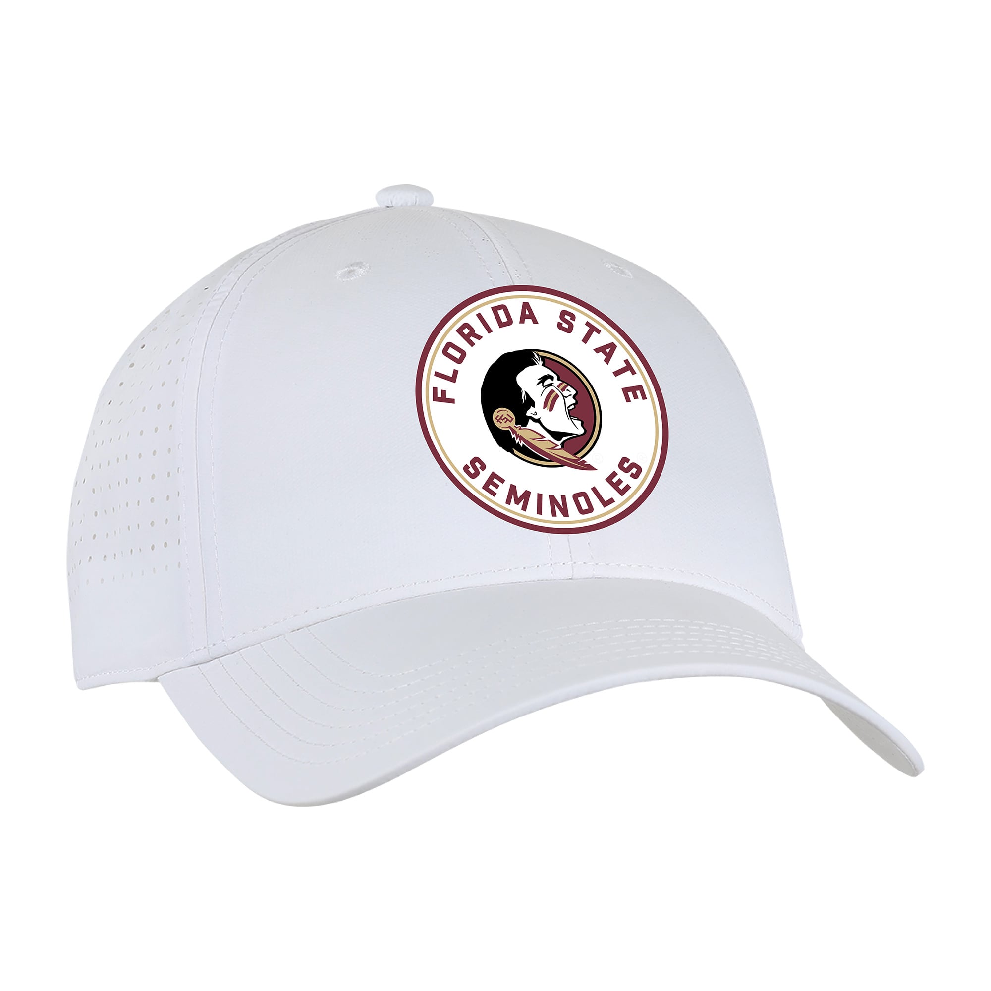 Unisex Ahead  White Florida State Seminoles Brezo Adjustable Hat