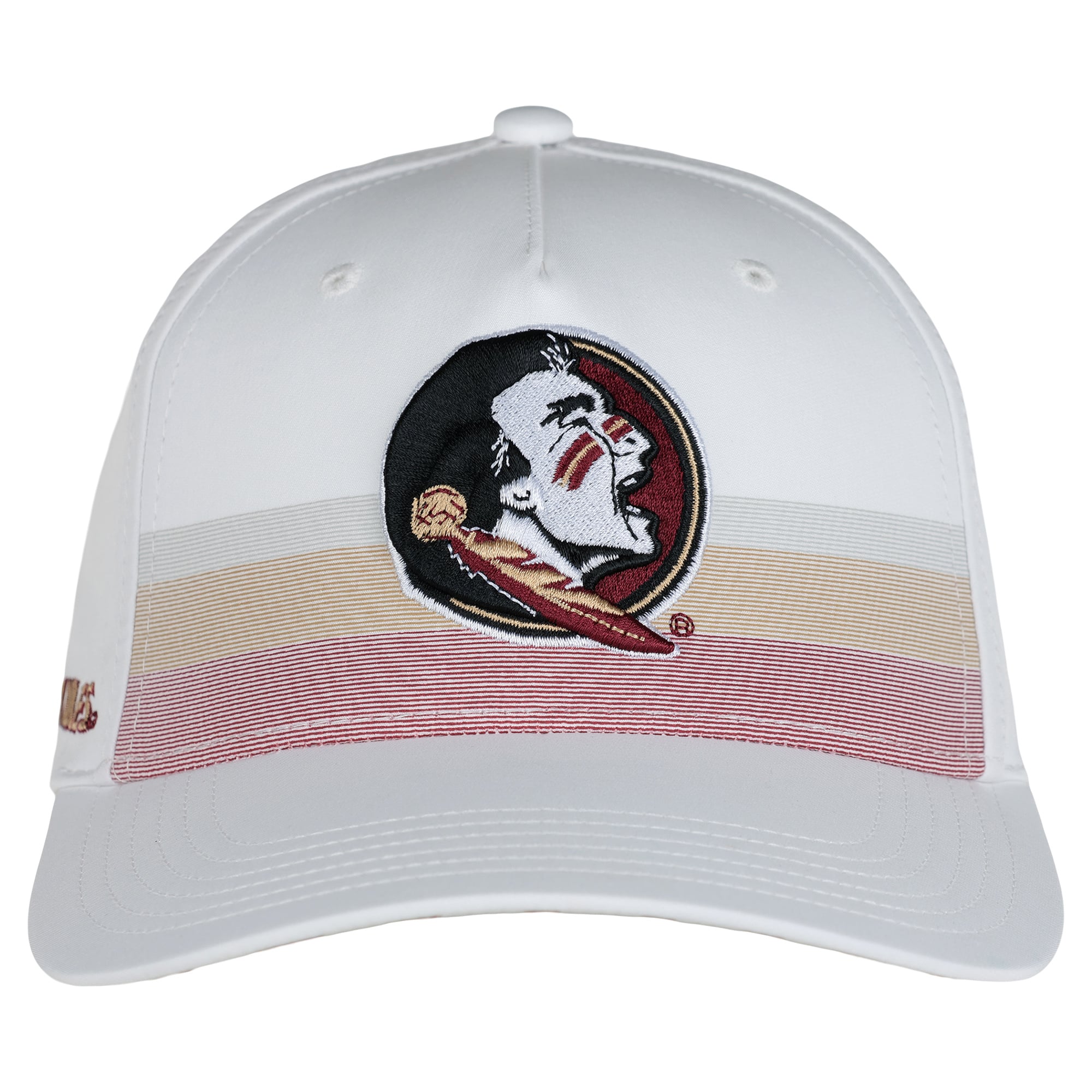 Unisex Ahead White Florida State Seminoles The Sideline Adjustable Hat