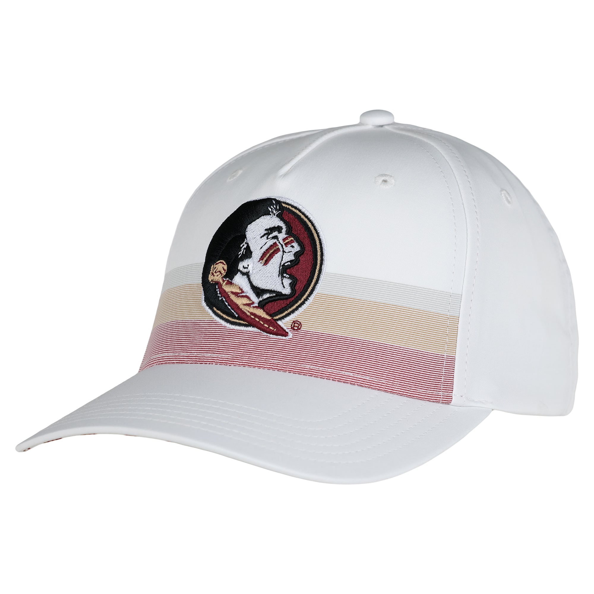 Unisex Ahead White Florida State Seminoles The Sideline Adjustable Hat