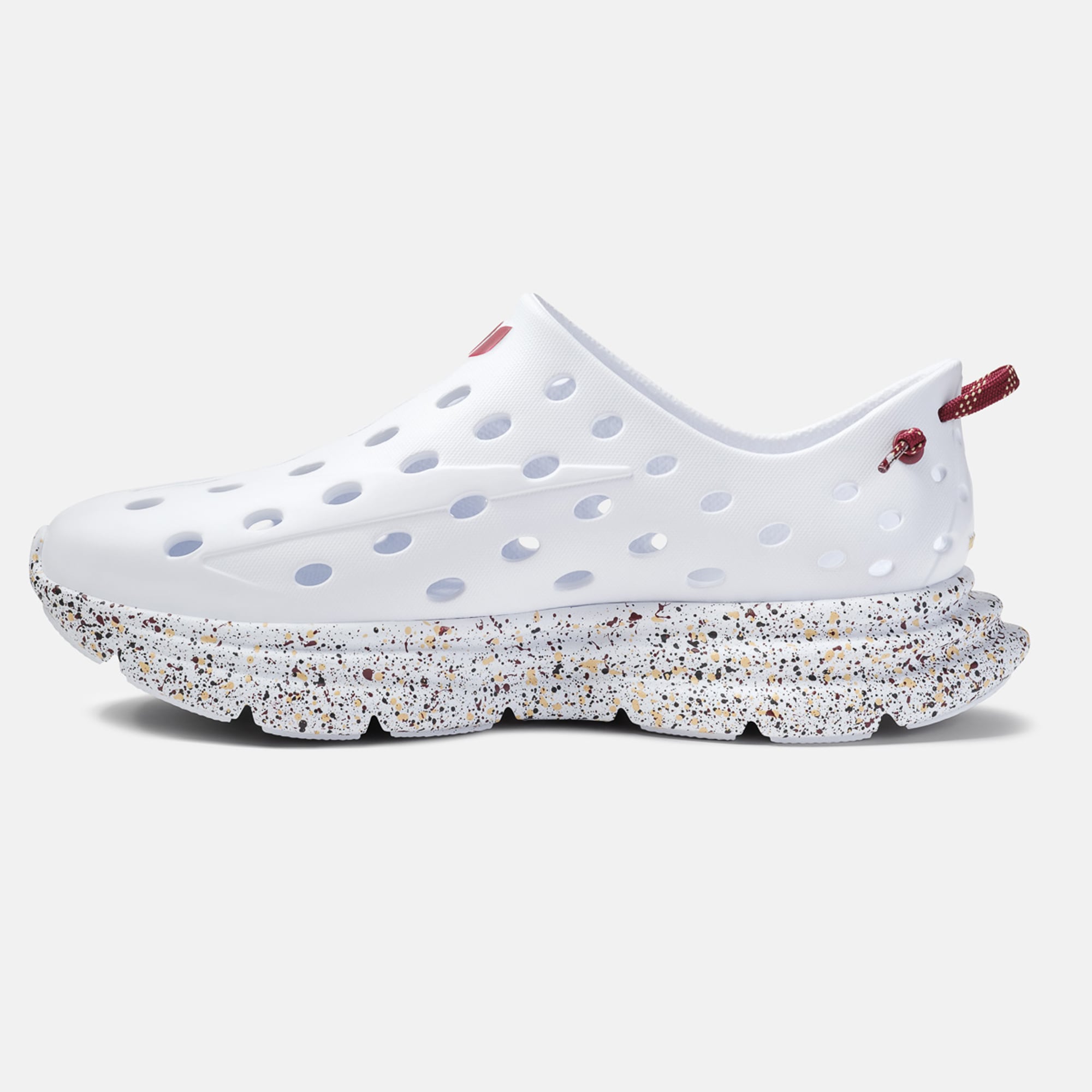 Chaussures unisexes Kane Footwear blanches à pois, motif Florida State Seminoles