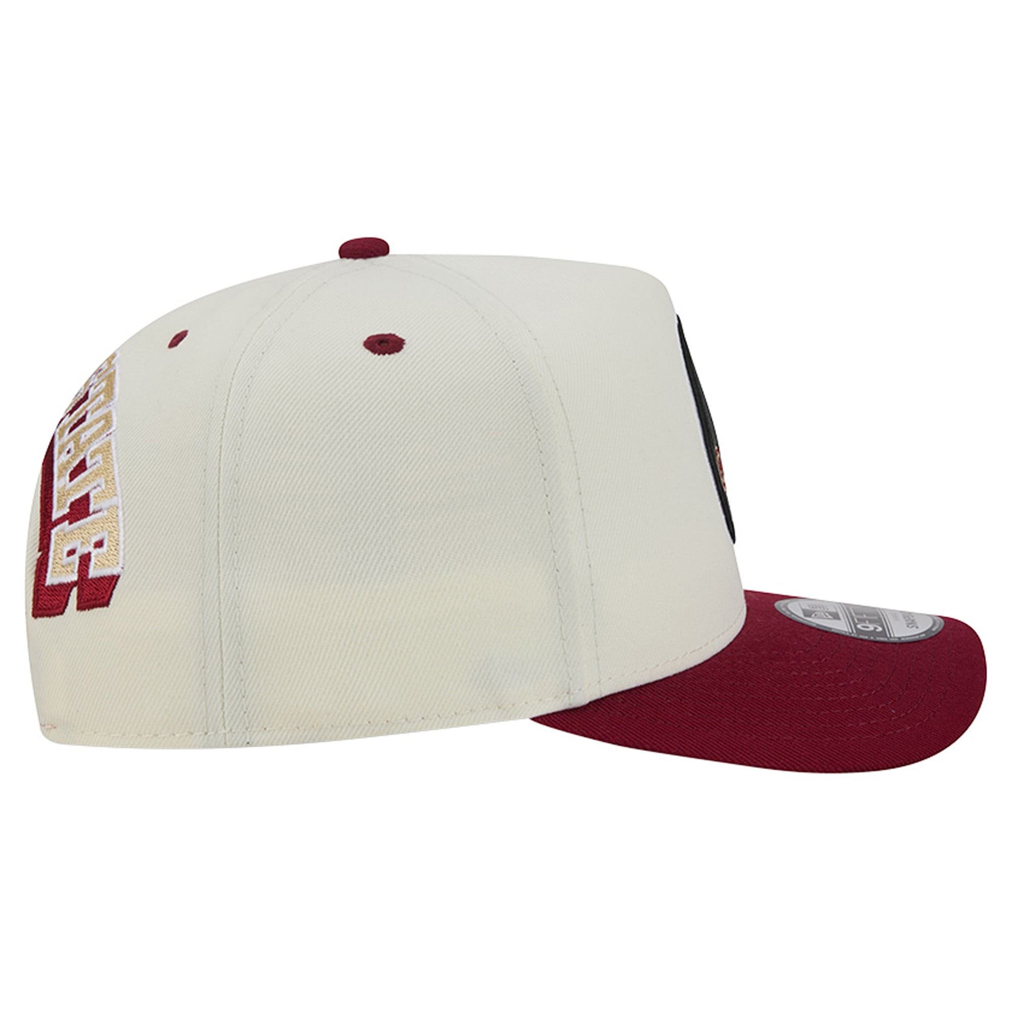 Unisex New Era White/Garnet Florida State Seminoles A-Frame 9FIFTY Snapback Hat