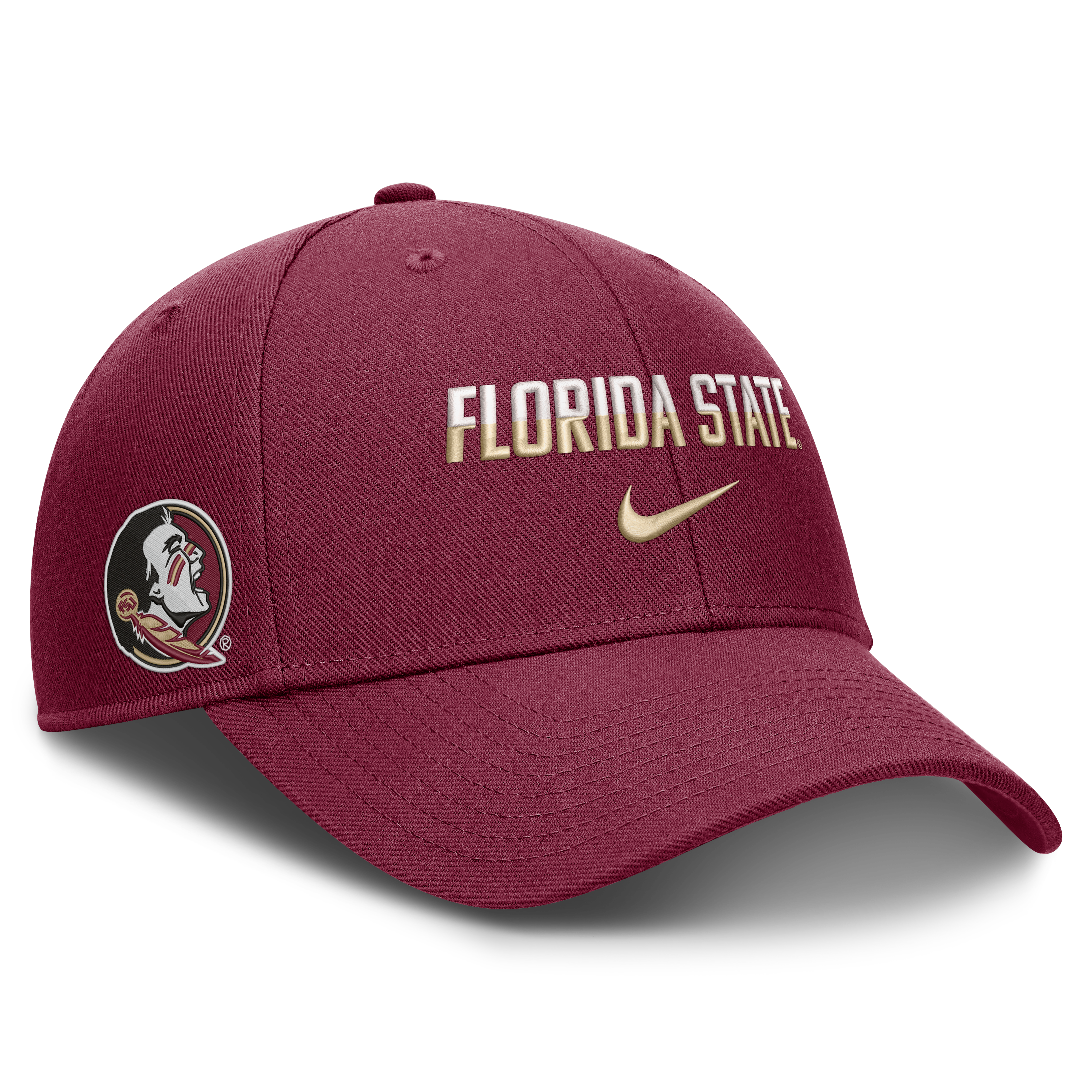 Casquette unisexe Nike Grenat Florida State Seminoles 2026 On-Field Gameday Rise ajustable