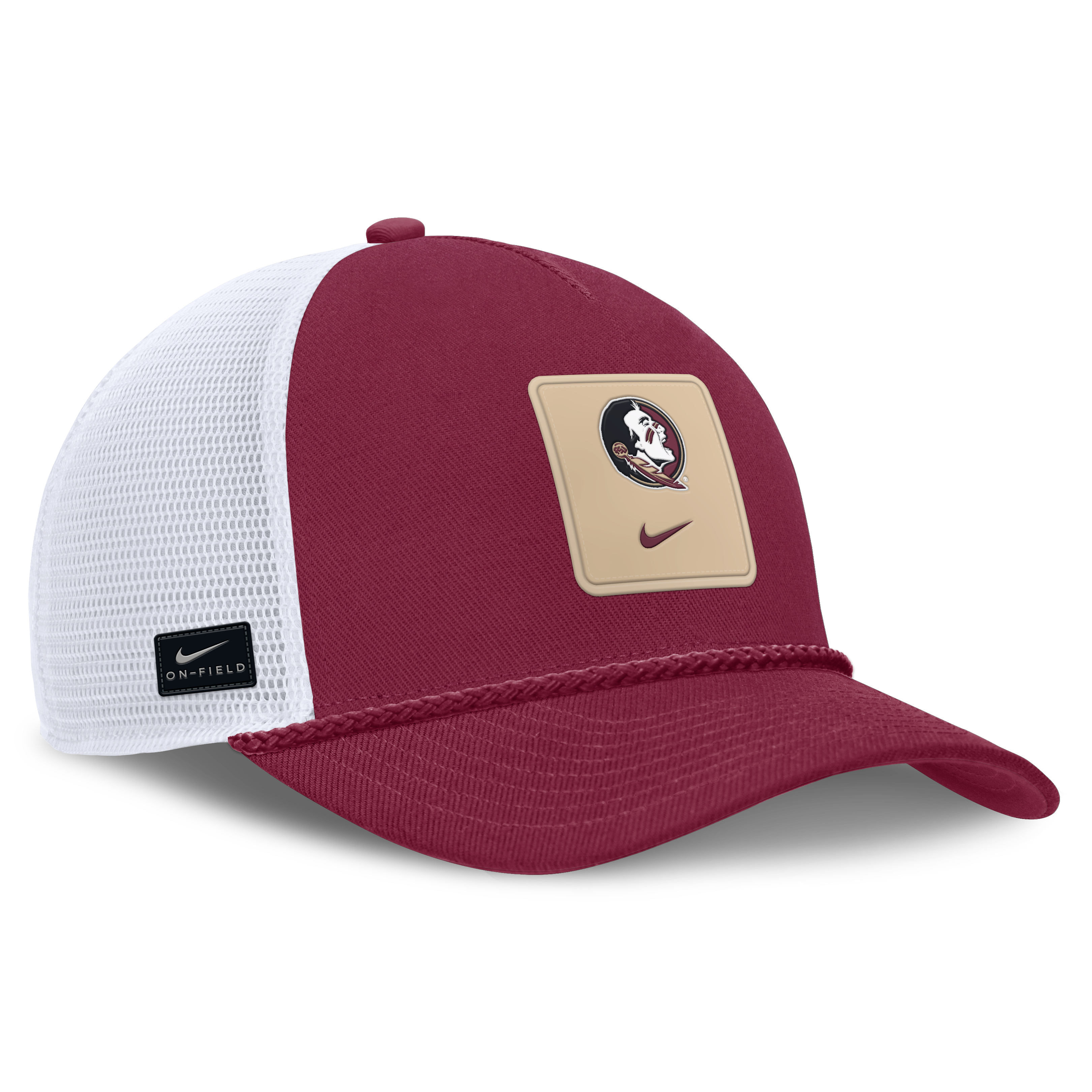 Casquette trucker unisexe Nike Grenat Florida State Seminoles 2026 On-Field Gameday Rope, ajustable