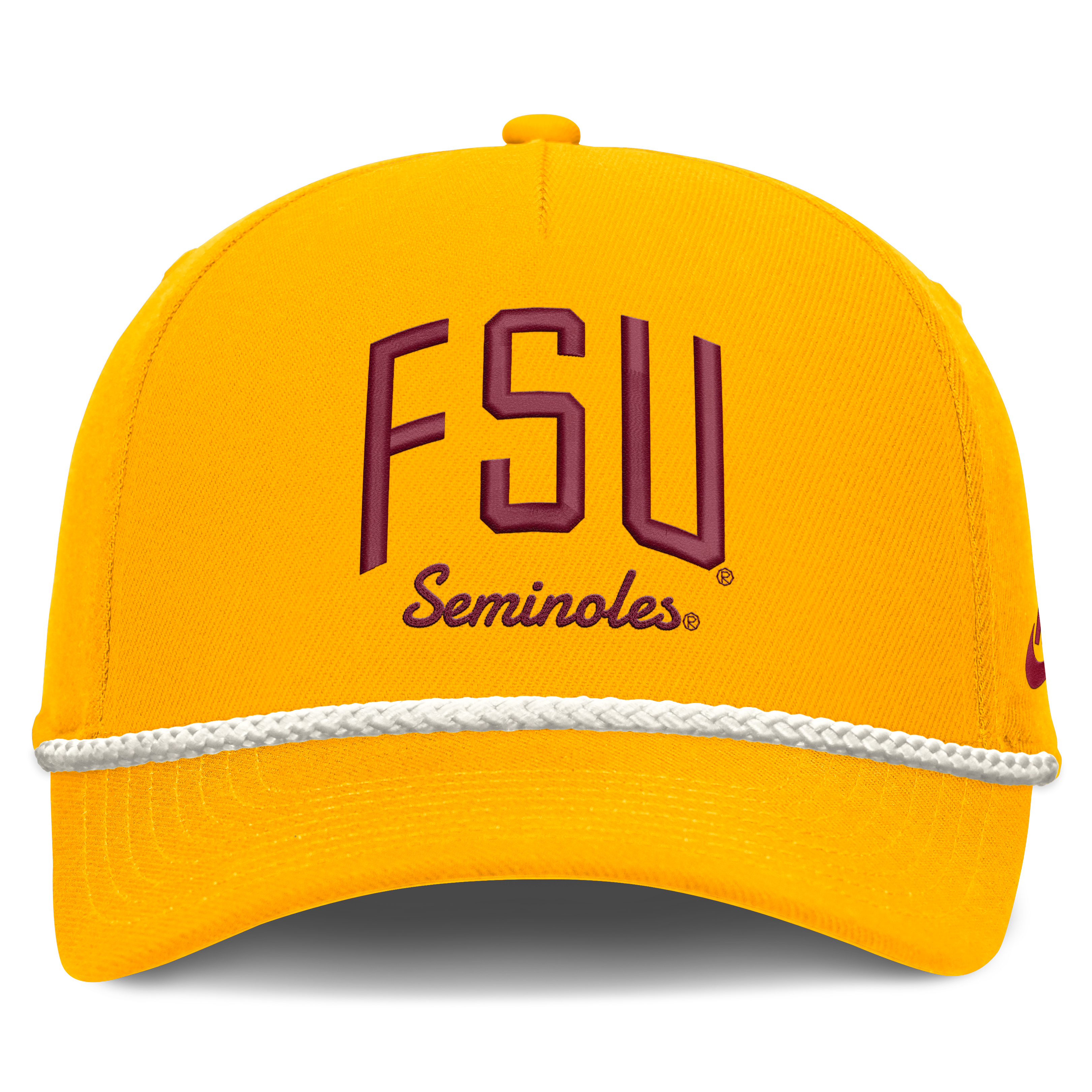 Casquette unisexe Nike Gold Florida State Seminoles Letter Rope Rise ajustable