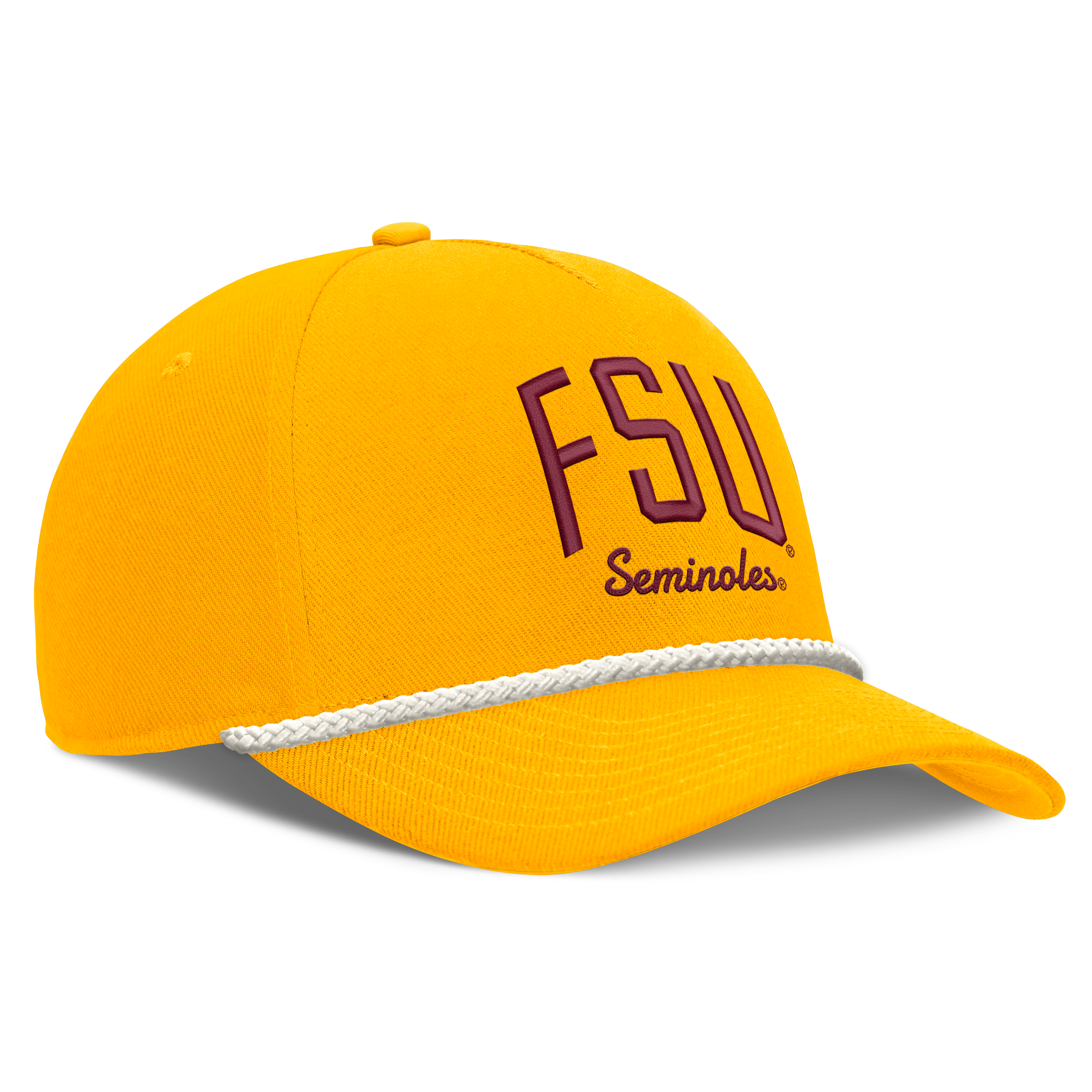 Casquette unisexe Nike Gold Florida State Seminoles Letter Rope Rise ajustable