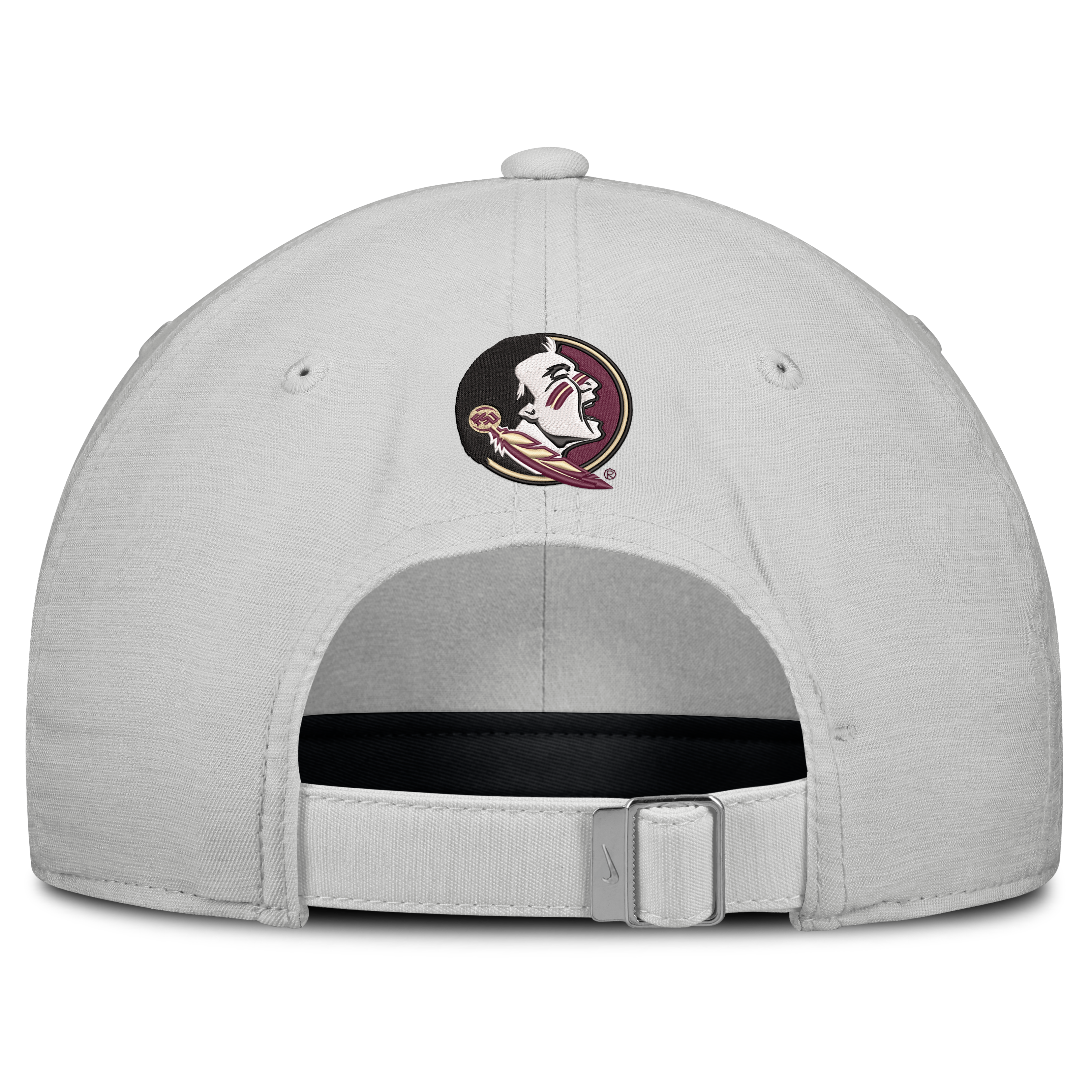 Casquette unisexe Nike grise Florida State Seminoles 2026 On-Field Gameday Club, ajustable