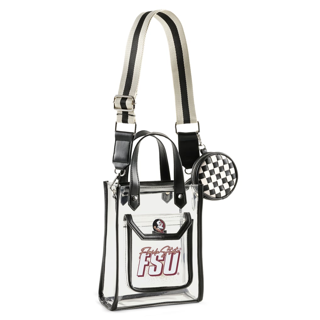 WEAR by Erin Andrews Florida State Seminoles Clear Stadium Crossbody Purse  with Coin Pouch 【送料無料】 ウェア バイ エリン アンドルーズ レディース ハンドバッグ バッグ WEAR by Erin Andrews Howard Bison Clear Stadium Bucket Purse Nc2 Multi