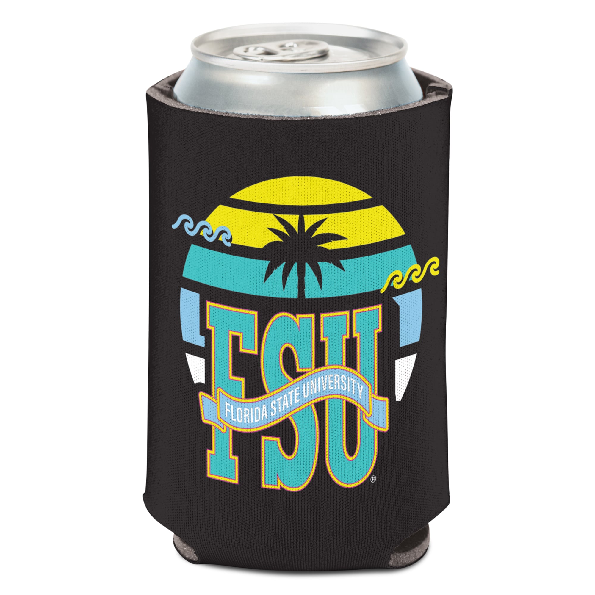 State Mini Cans WinCraft Florida State Seminoles Beach Club 12oz. Sunset Tiki Can Cooler