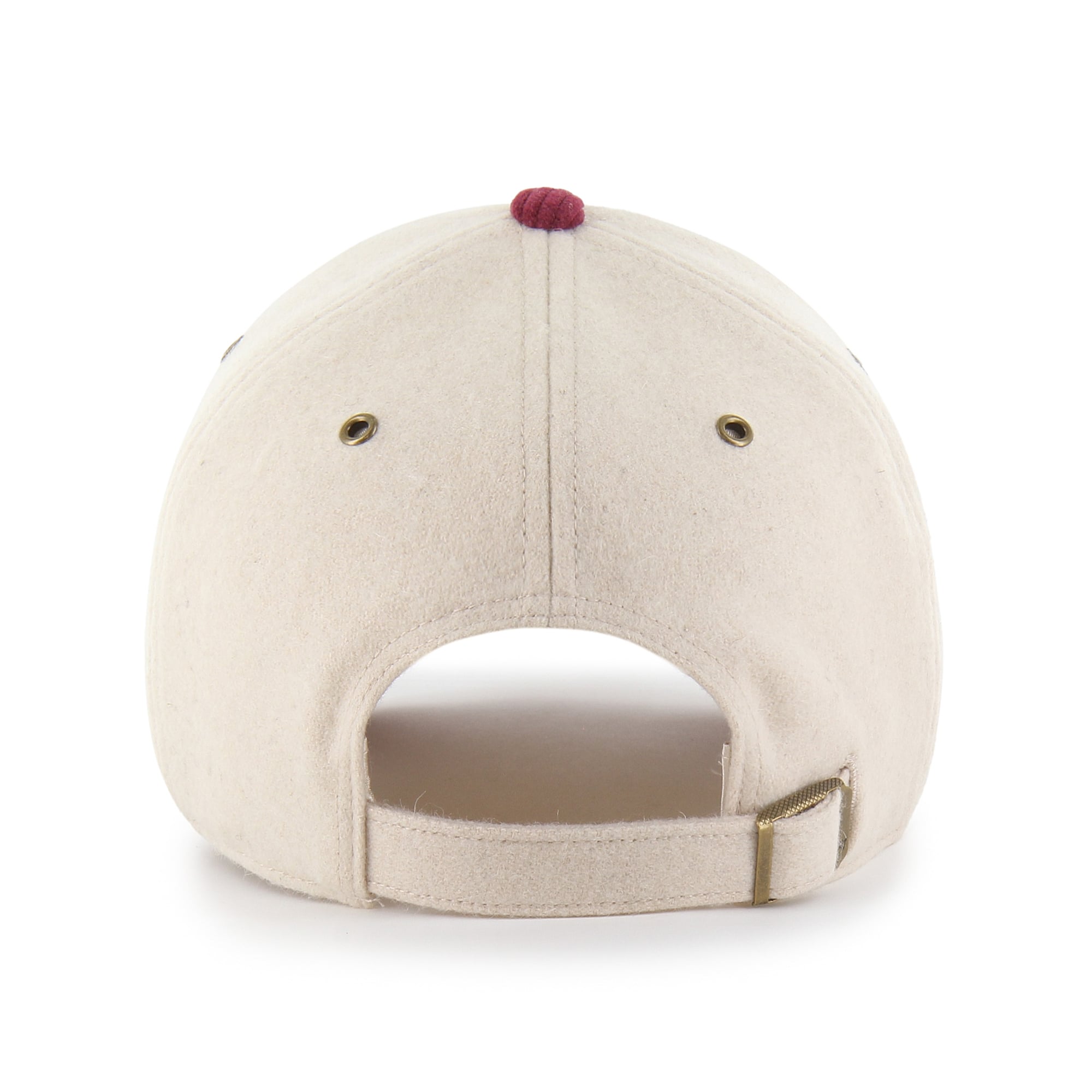 Casquette ajustable « 47 Cream/Grenat Florida State Seminoles Rope Script Clean Up » pour femme