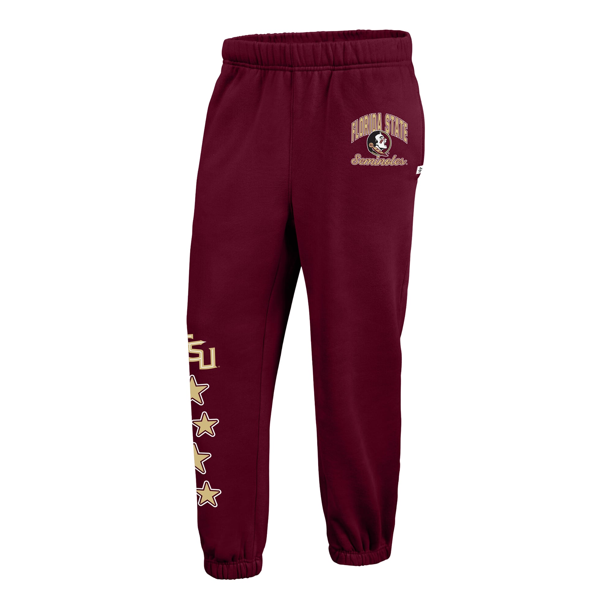Women's '47  Garnet Florida State Seminoles Seeing Stars Venice Jogger Pants