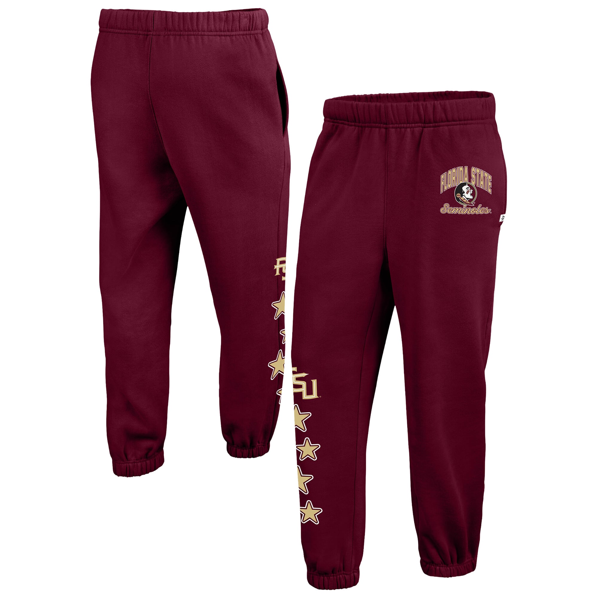 Women's '47  Garnet Florida State Seminoles Seeing Stars Venice Jogger Pants