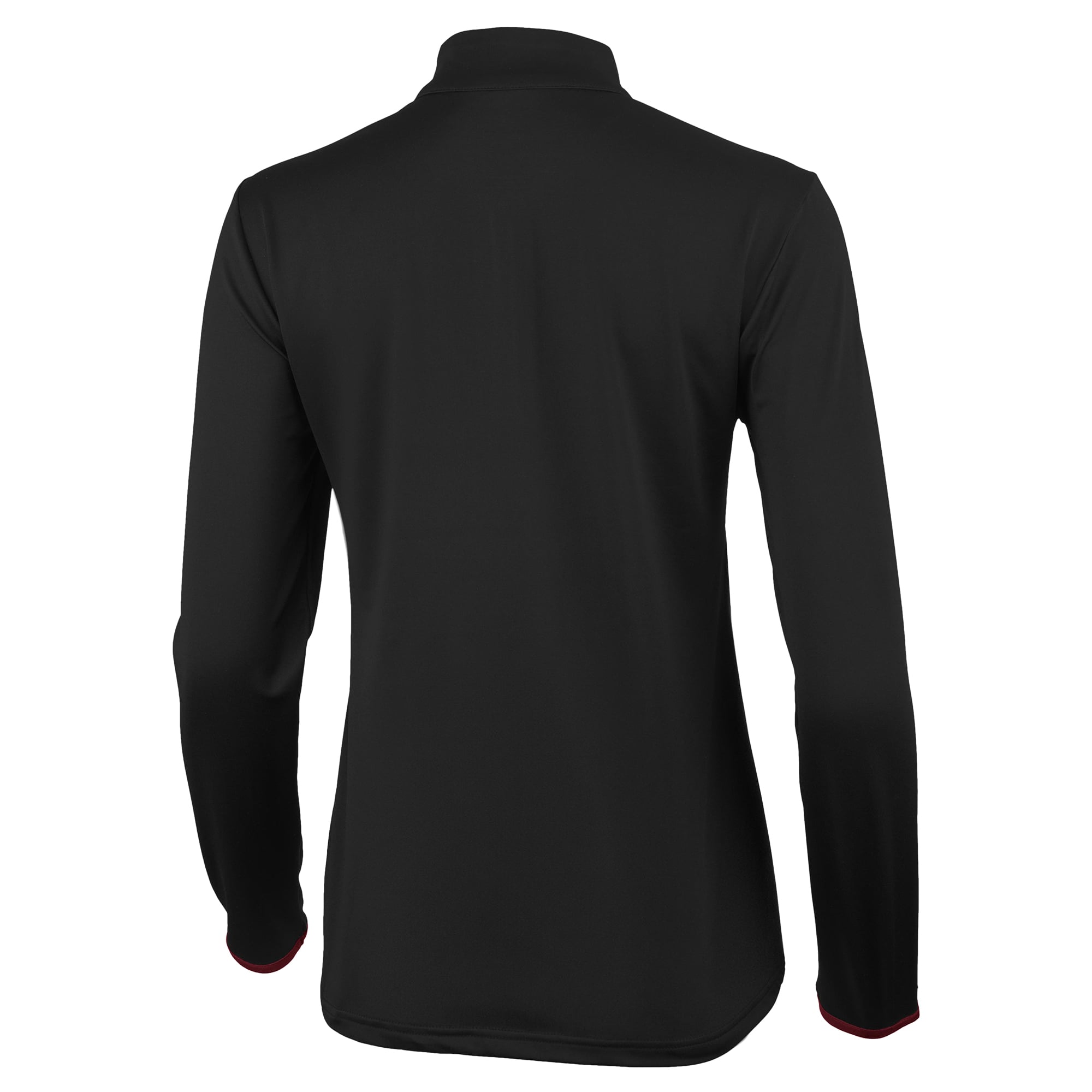 Pull à col zippé Antigua noir/grenat Florida State Seminoles pour femme