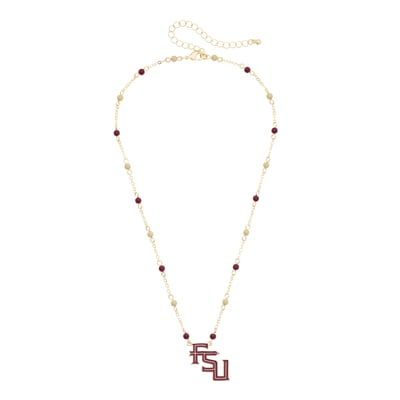 Florida State Seminoles CANVAS Style Women's Logo Layering Necklace