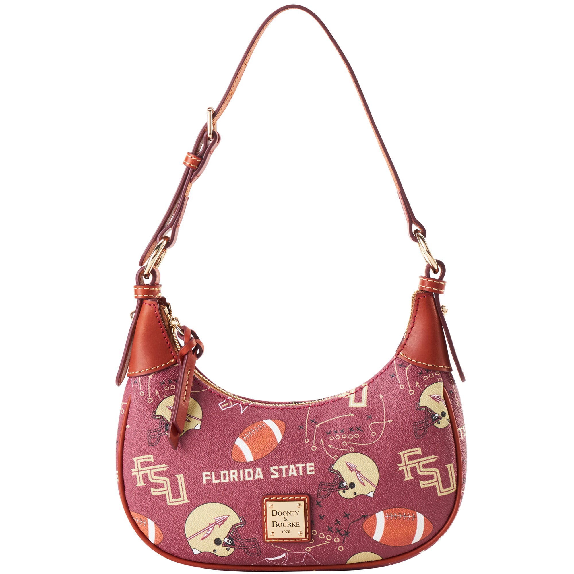 Sac à bandoulière souple Dooney & Bourke Florida State Seminoles pour femme