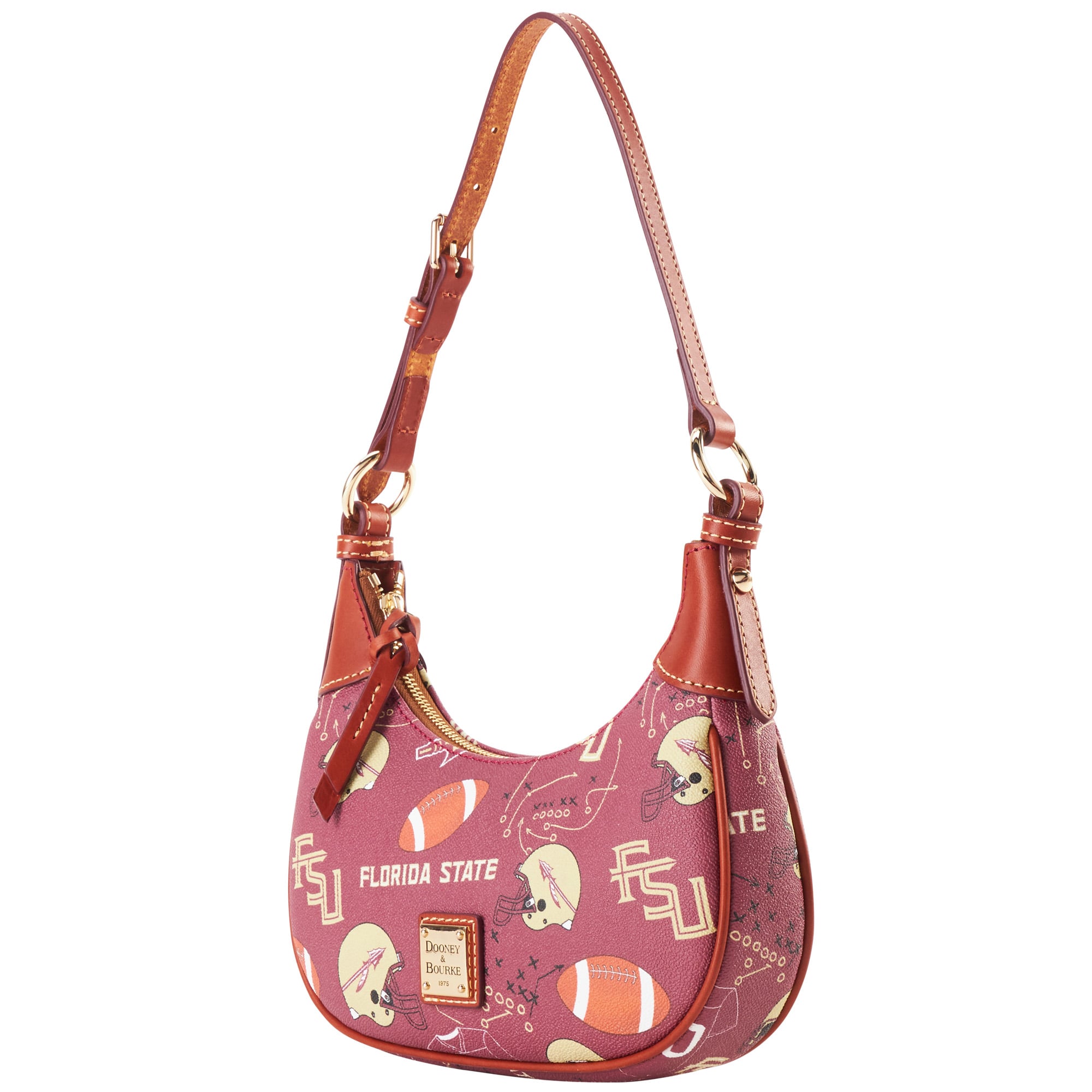 Sac à bandoulière souple Dooney & Bourke Florida State Seminoles pour femme