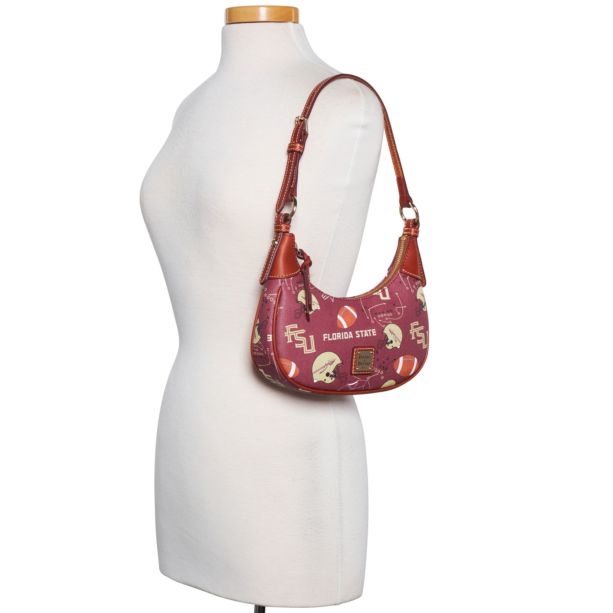 Sac à bandoulière souple Dooney & Bourke Florida State Seminoles pour femme
