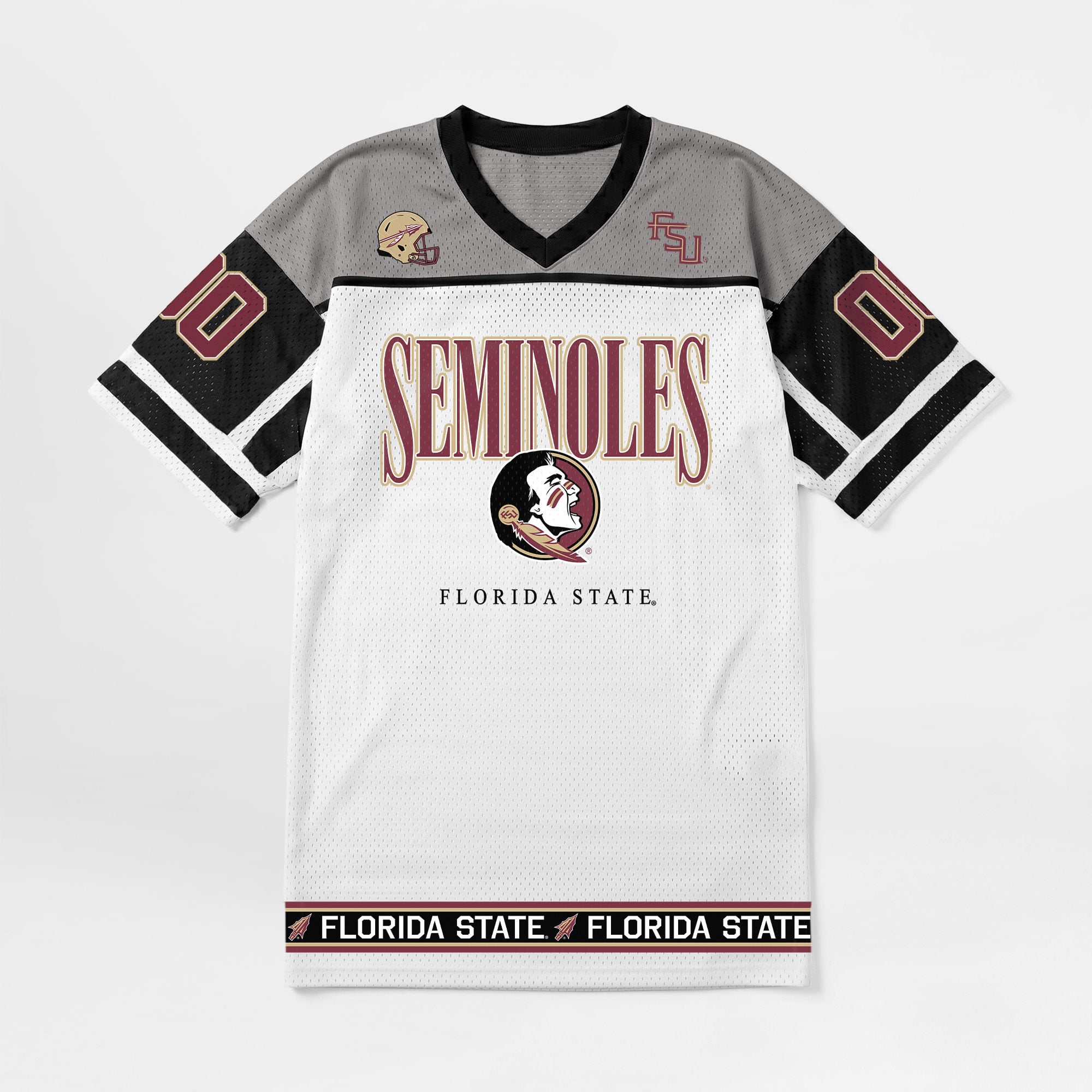 Robe-maillot Hustle Mode blanche Florida State Seminoles pour femme, collection Gameday Couture