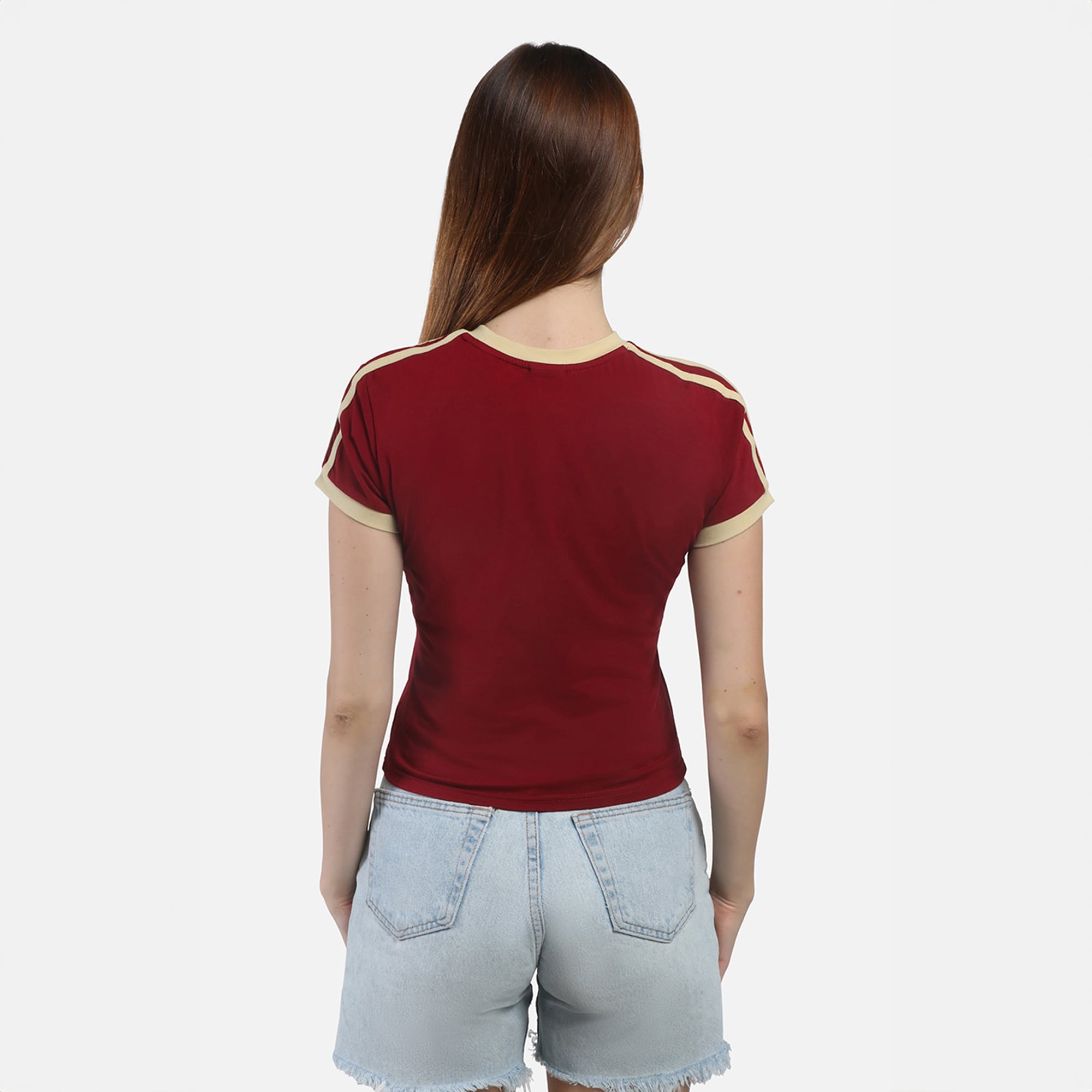 T-shirt bébé gardien de but grenat Florida State Seminoles pour femmes la marque Hype and Vice