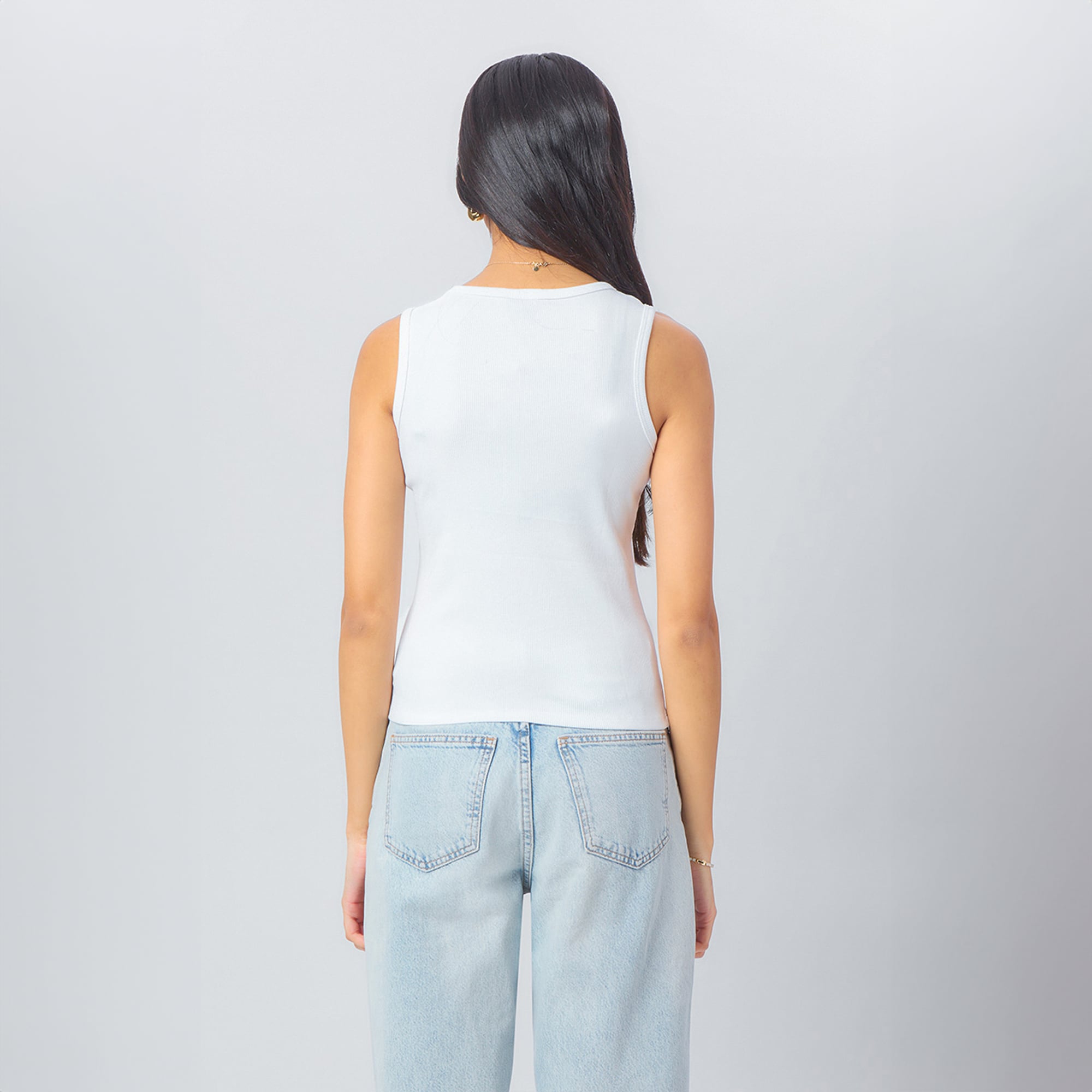 Débardeur court côtelé blanc Florida State Seminoles pour femmes - Collection Hype and Vice