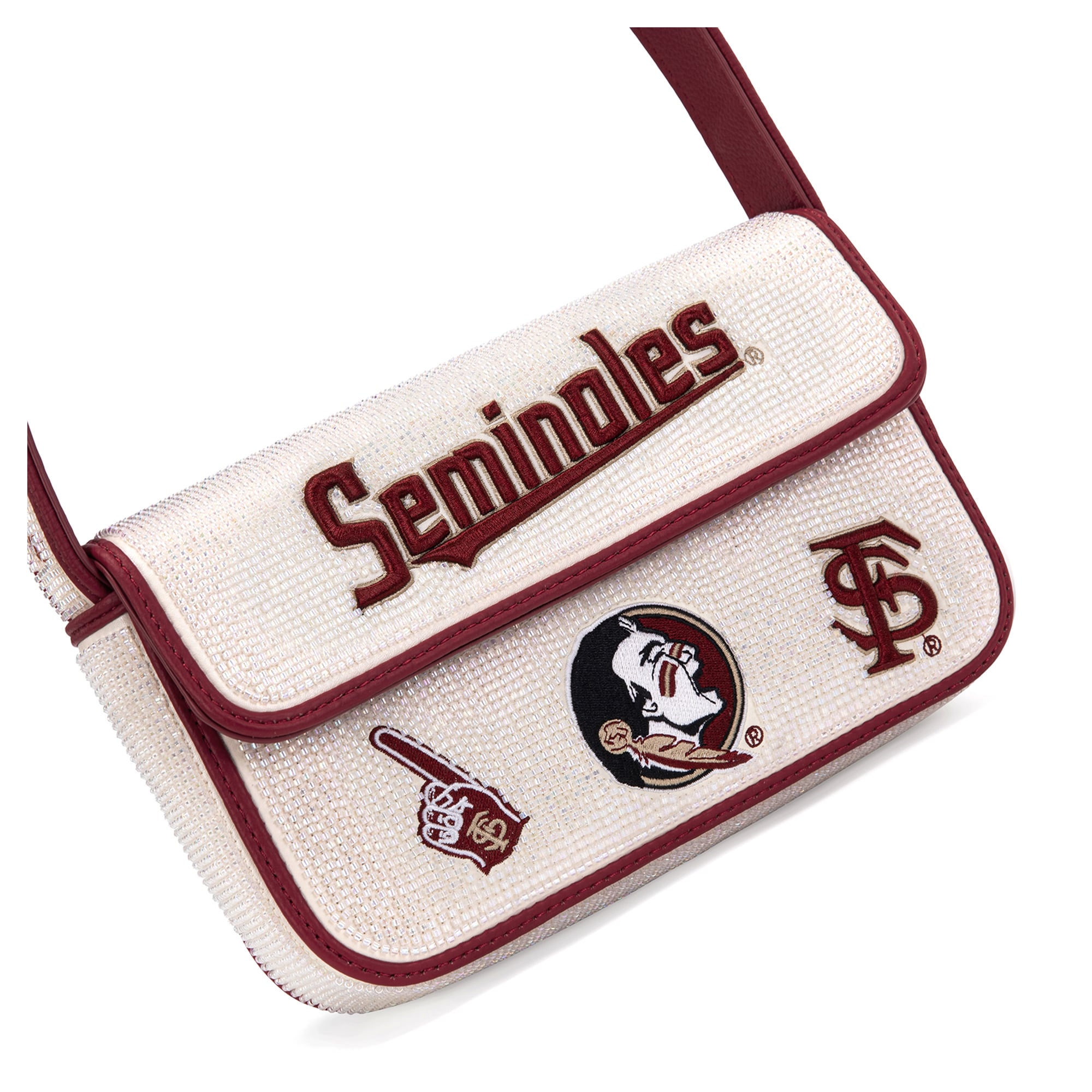 Sac à bandoulière perlé Montana West Florida State Seminoles pour femmes