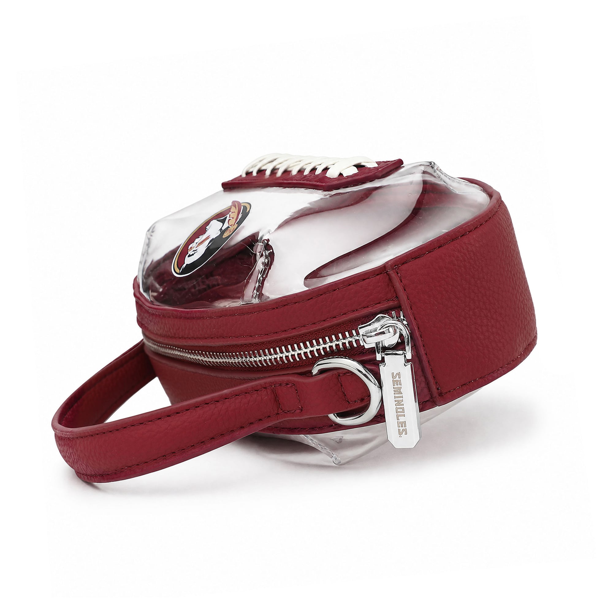 Sac bandoulière transparent Montana West pour femme, sans couleur, Florida State Seminoles