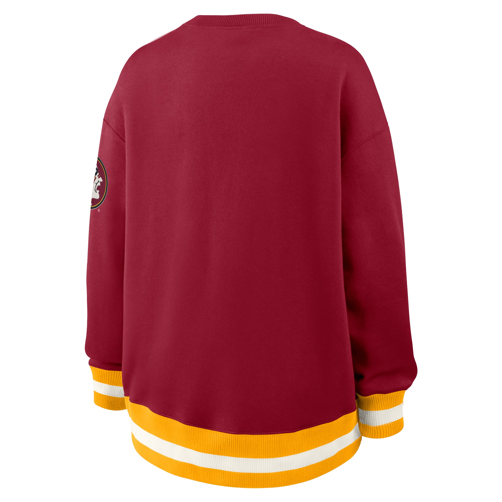 Sweat-shirt oversize Nike Garnet Florida State Seminoles Legacy Arch Phoenix pour femme