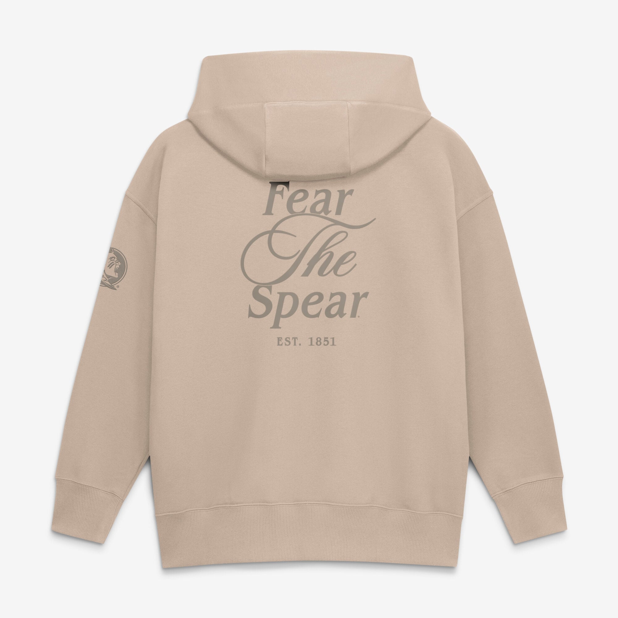 Women's Nike Tan Florida State Seminoles Neutral Stance Phoenix Fleece Oversized Hoodie