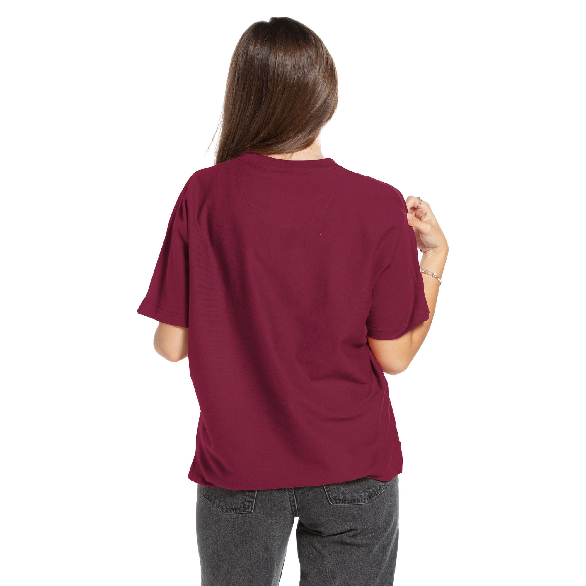 Women's Pressbox  Garnet Florida State Seminoles Flannigan Oversized T-Shirt