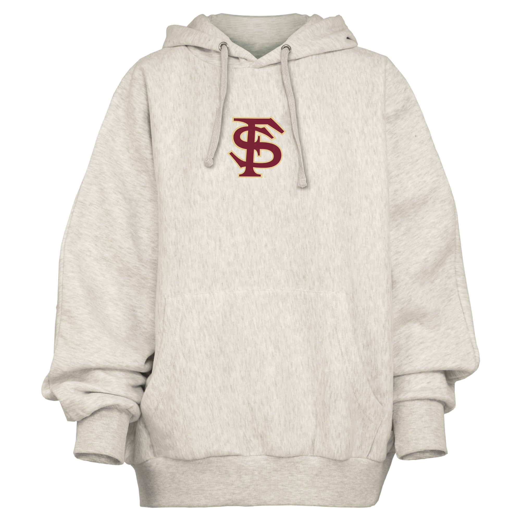 Sweat à capuche oversize gris Pressbox pour femmes, Florida State Seminoles Belvedere