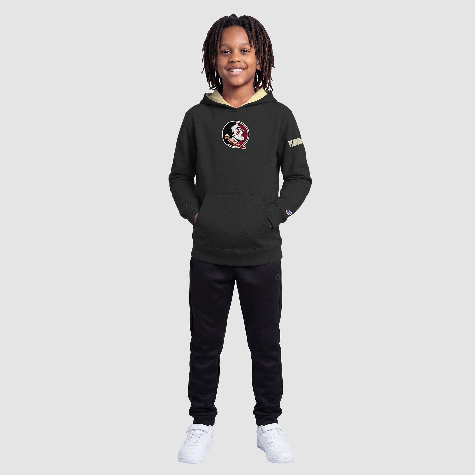 Youth Champion  Black Florida State Seminoles Fleece Hoodie
