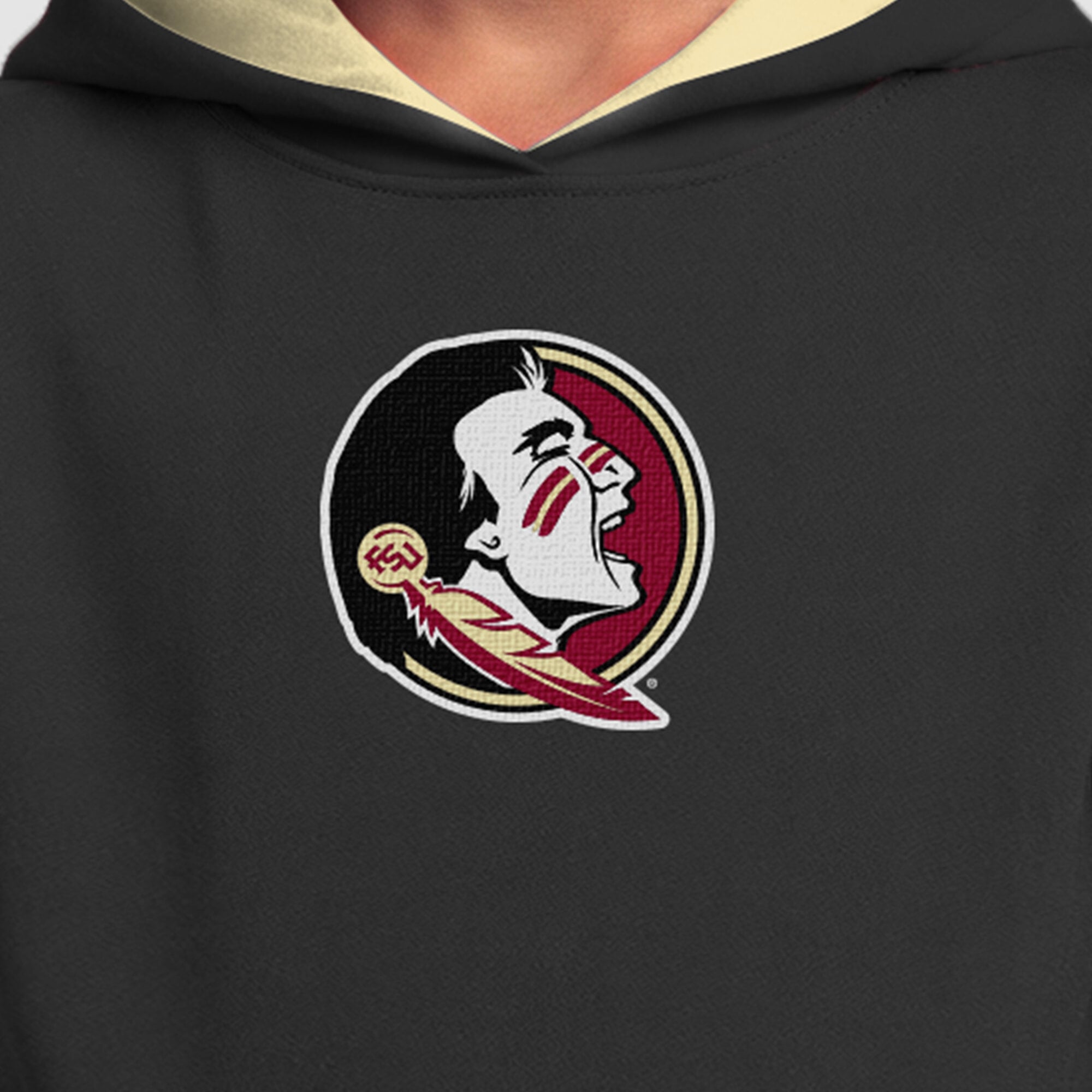 Youth Champion  Black Florida State Seminoles Fleece Hoodie
