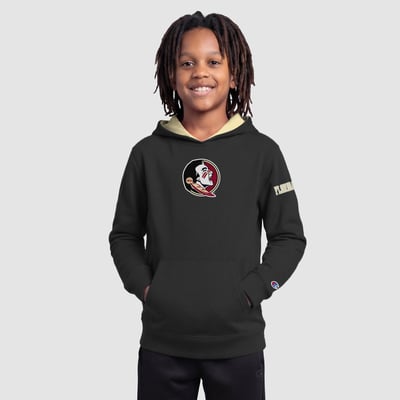  Florida State Seminoles Champion Youth Fleece Hoodie - Black