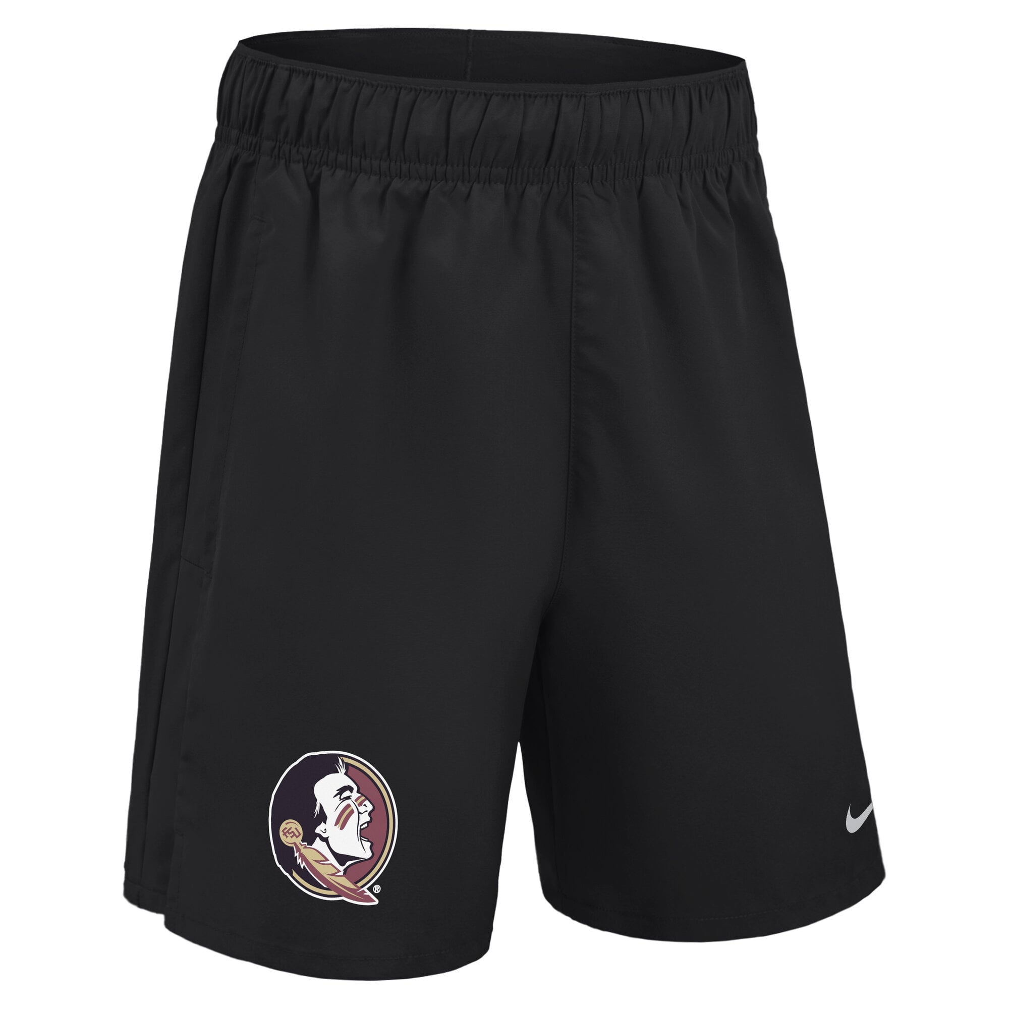 Short Nike Challenger Dri-FIT noir pour jeunes, Florida State Seminoles