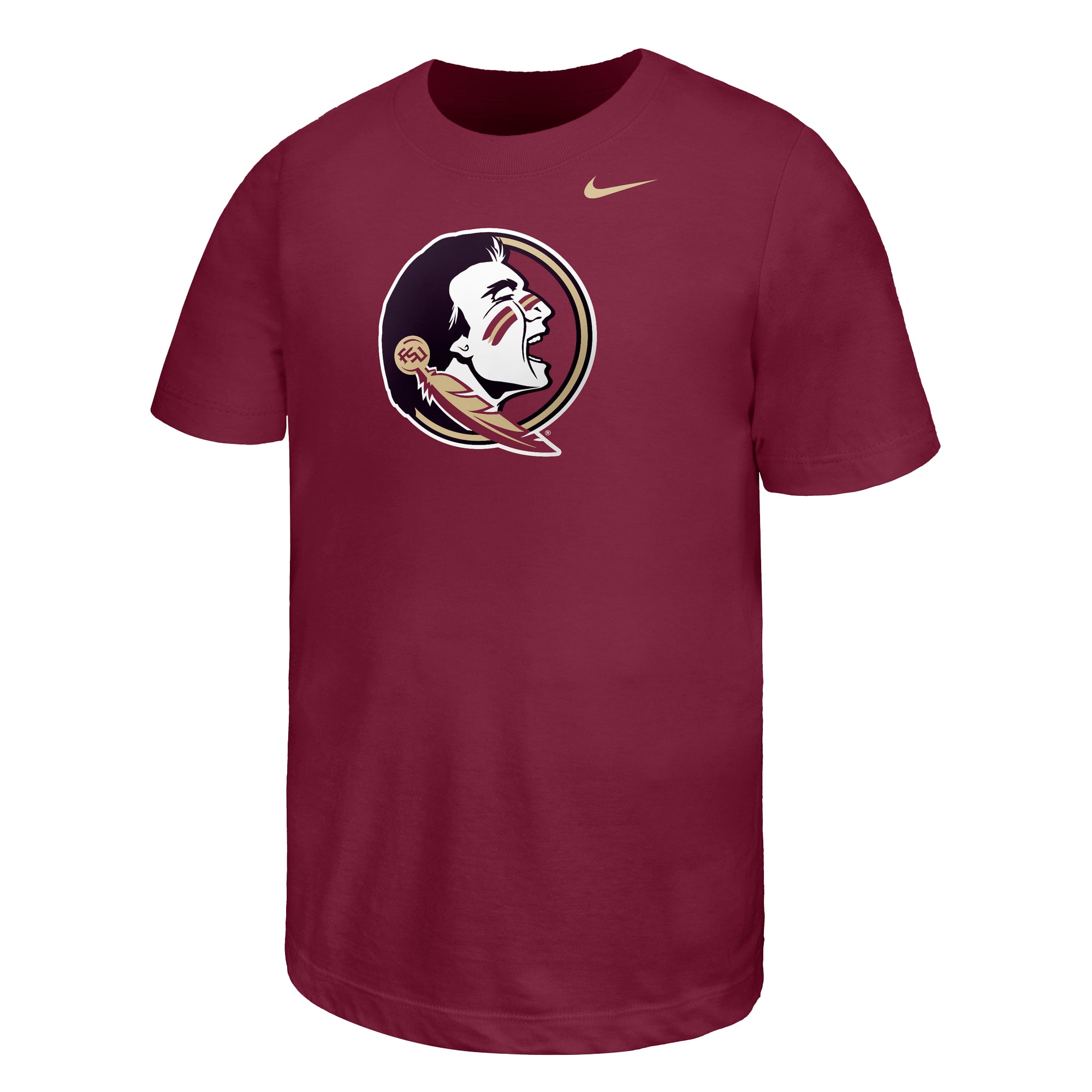 Youth Nike Garnet Florida State Seminoles Logo T-Shirt