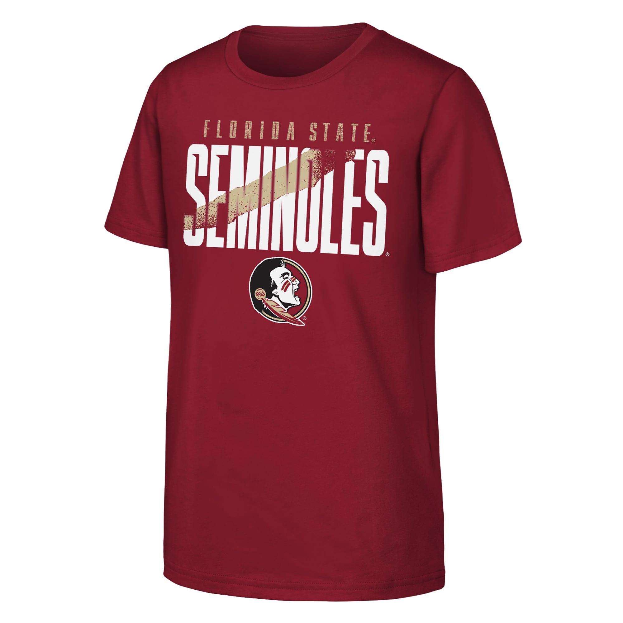 T-shirt à découpes grenat Youth Outerstuff Florida State Seminoles