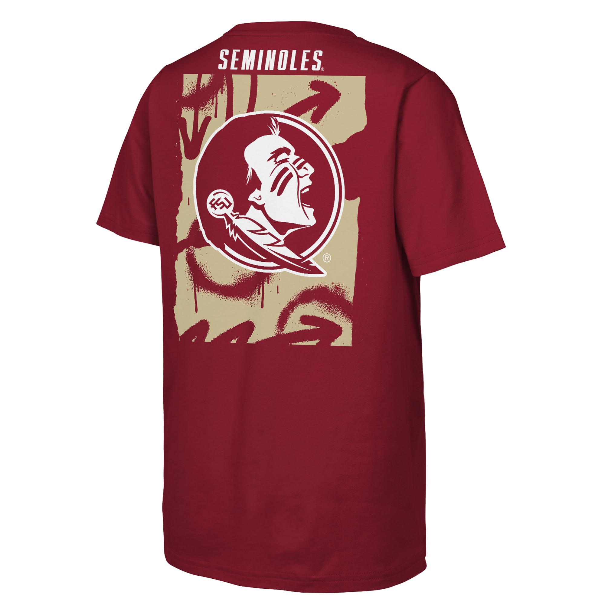 T-shirt à découpes grenat Youth Outerstuff Florida State Seminoles