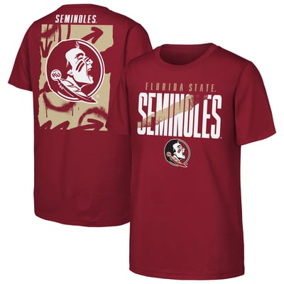  Florida State Seminoles Outerstuff Youth Cut Through T-Shirt - Garnet