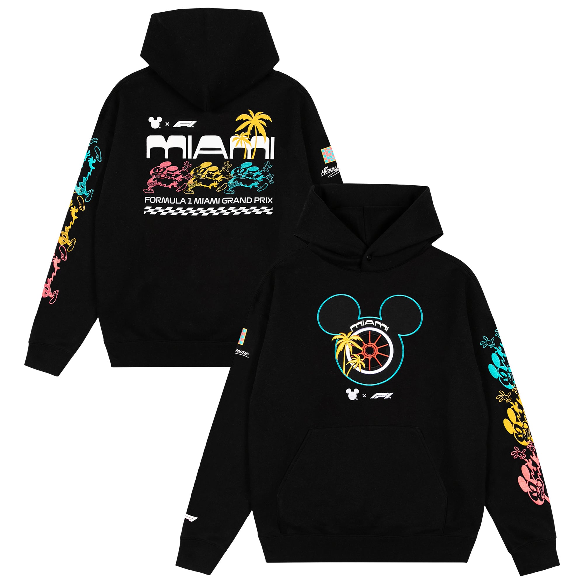 ディズニー×フォーミュラ1 スペシャルエディション マイアミGPパーカー 