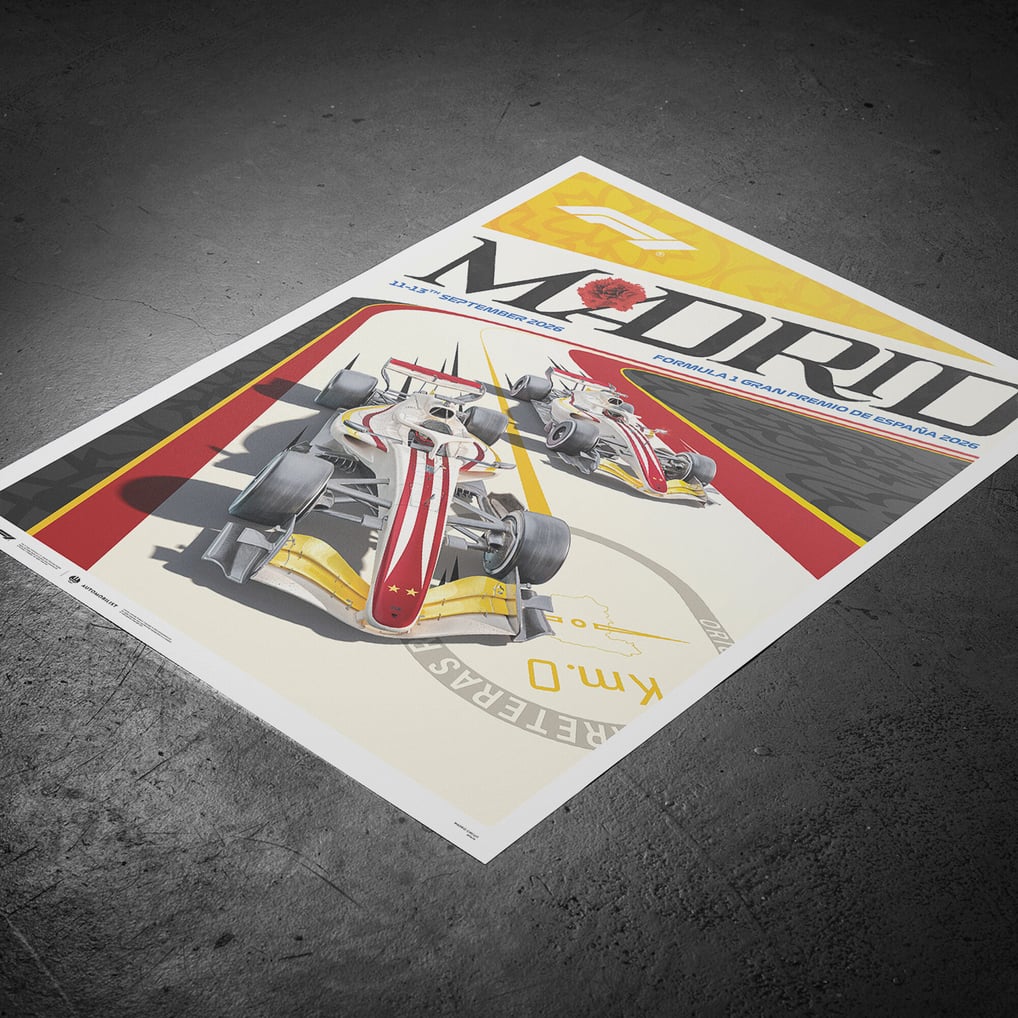 Formula 1 Madrid 2026 Grand Prix Official Event Poster